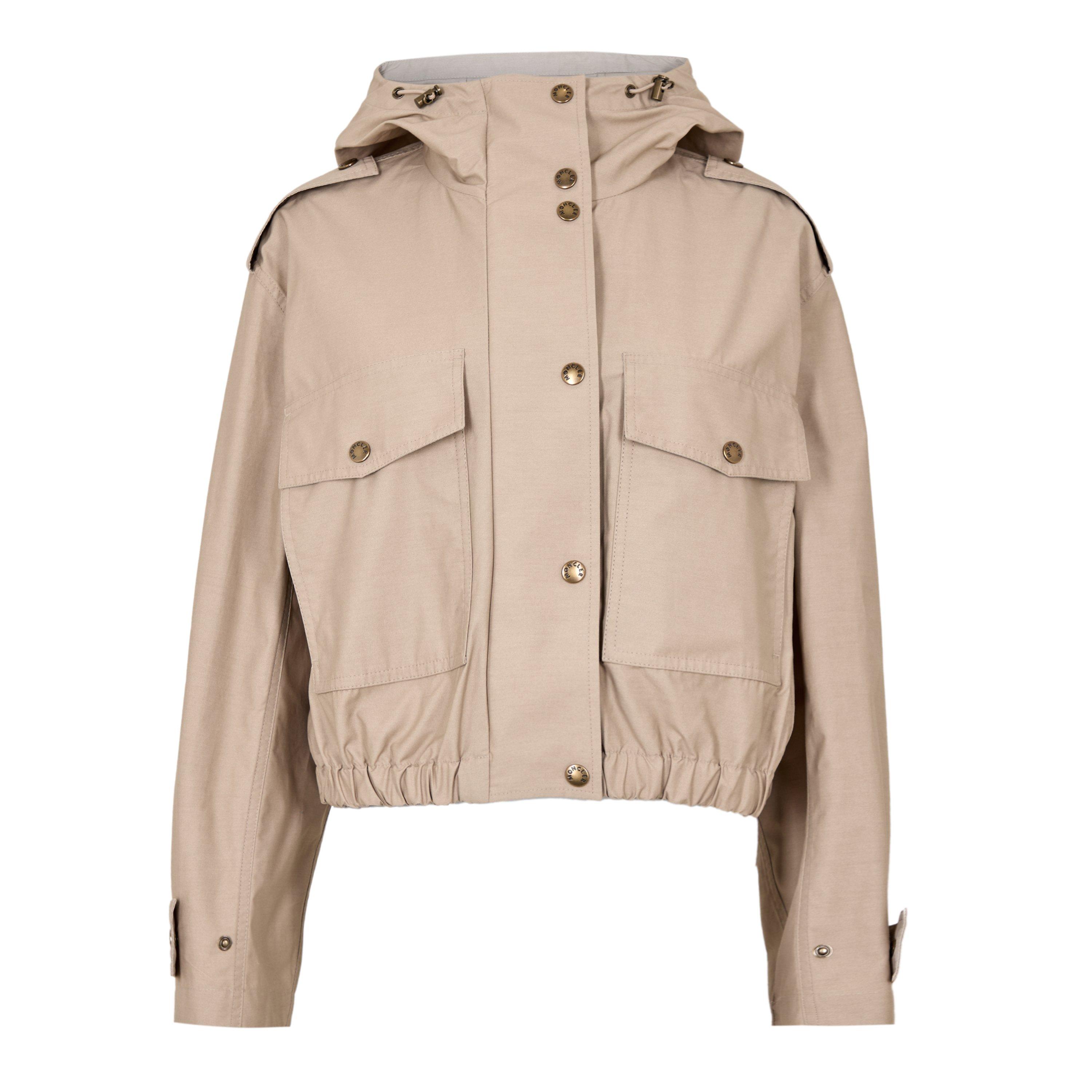 Moncler Women's Rain Anorak Jacket - Rust 23Q - Size 8 (XS)