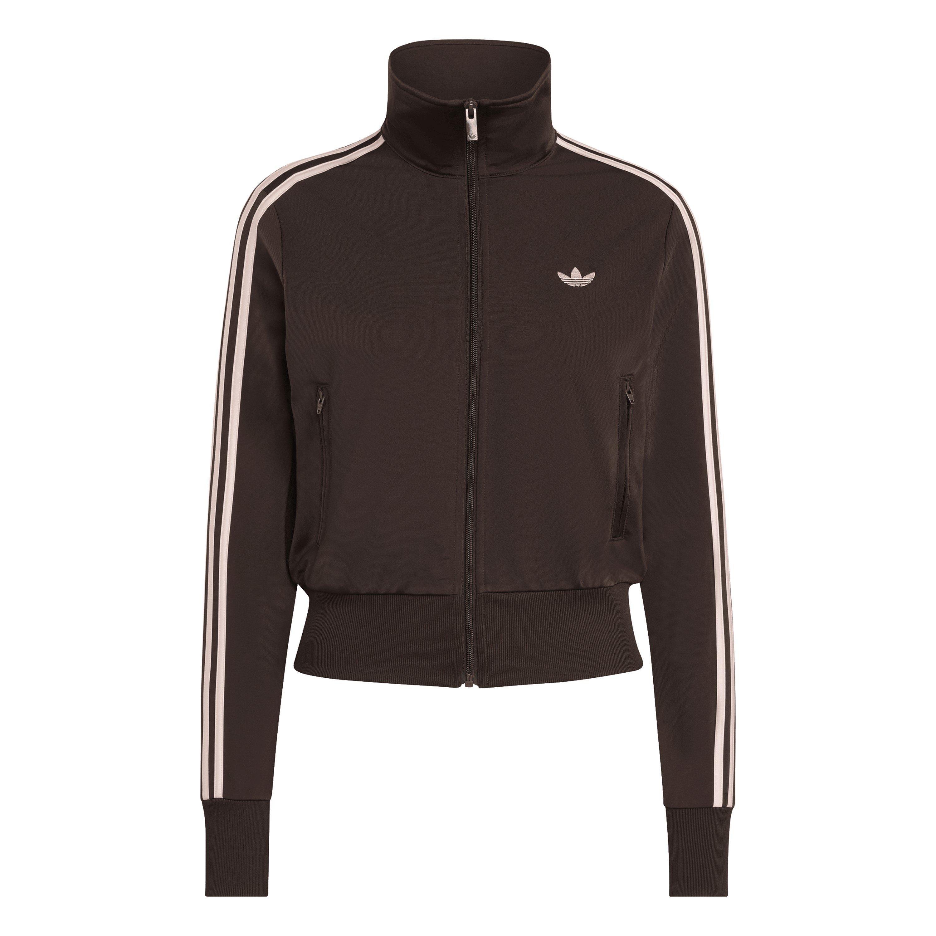 adidas Originals Womens Firebird Classic Tracksuit Top - Coffee Pink - Size 14 (L)