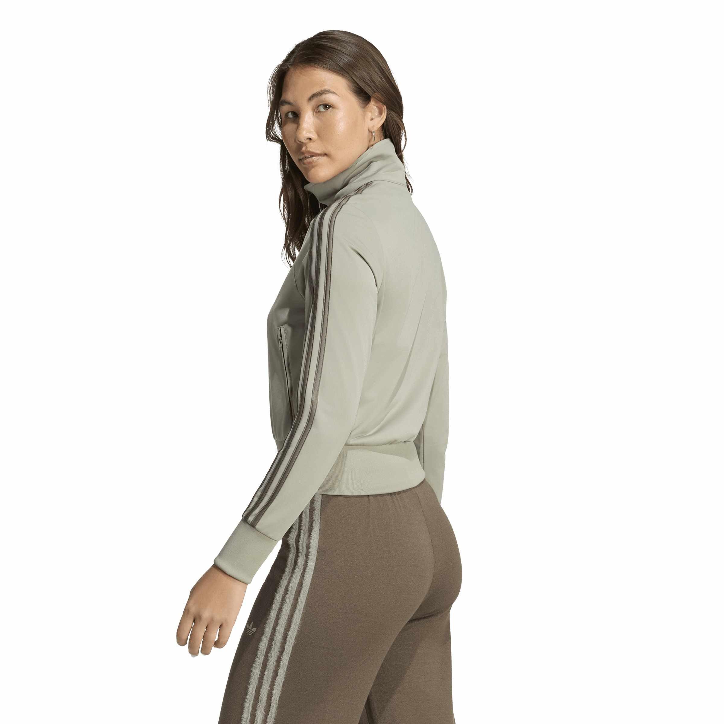Silver/Pebble - adidas Originals - Womens Firebird Classic Tracksuit Top - 3