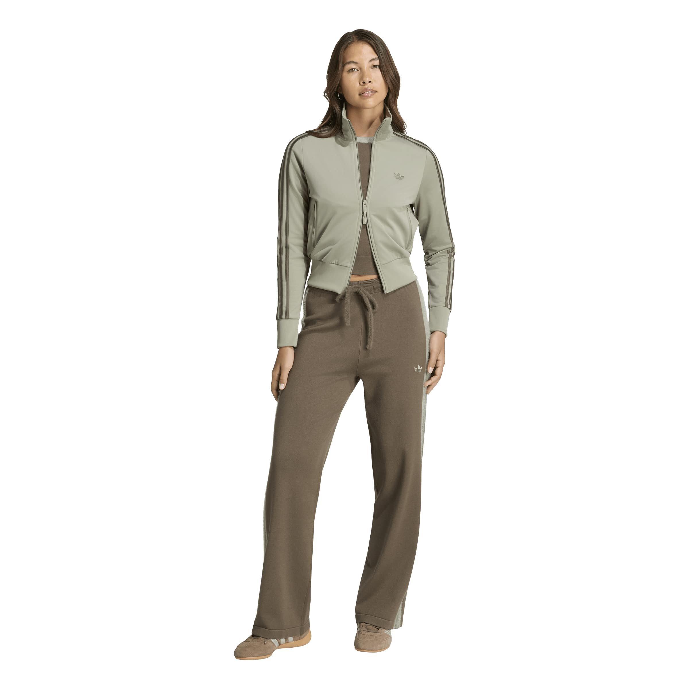 Silver/Pebble - adidas Originals - Womens Firebird Classic Tracksuit Top - 6