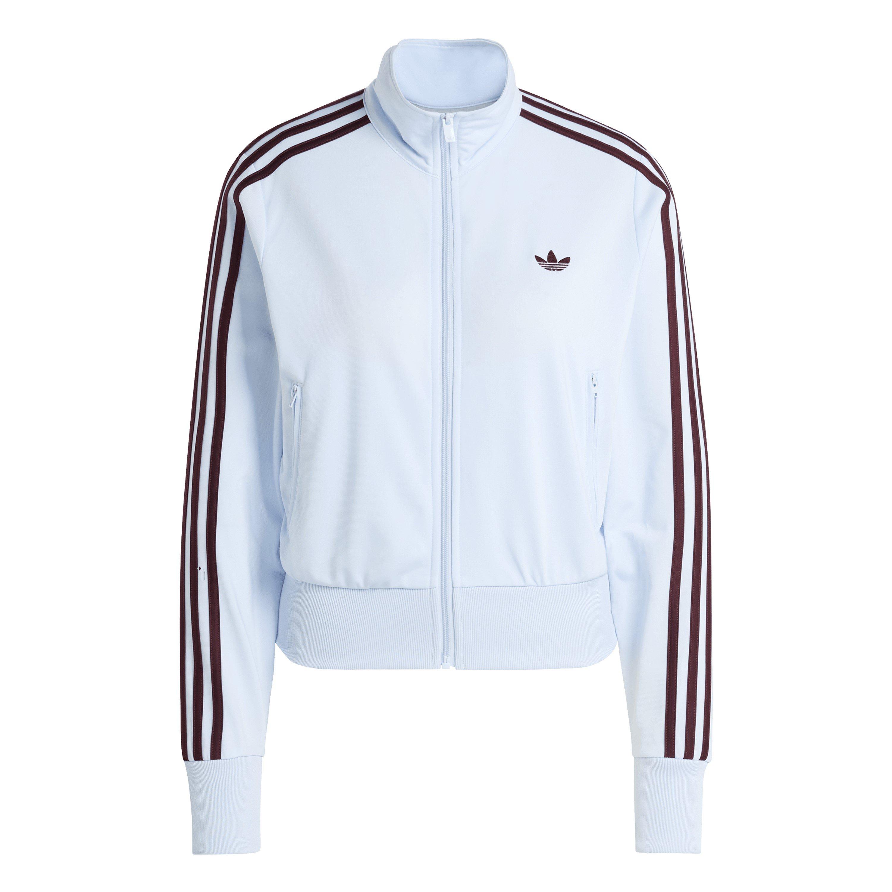 adidas Originals Womens Firebird Classic Tracksuit Top - Sky Maroon - Size 8 (XS)