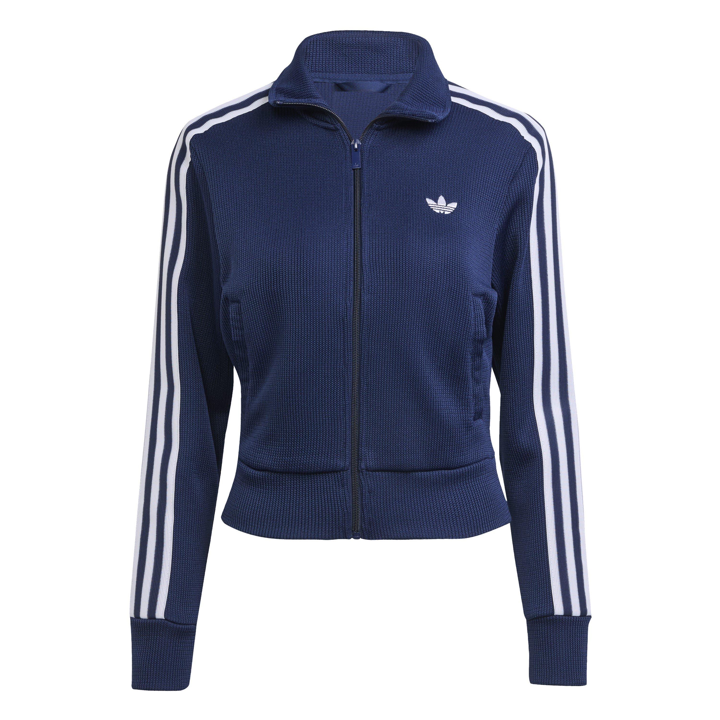 Night Indigo - adidas Originals - Womens Firebird Knit Track Top - 1