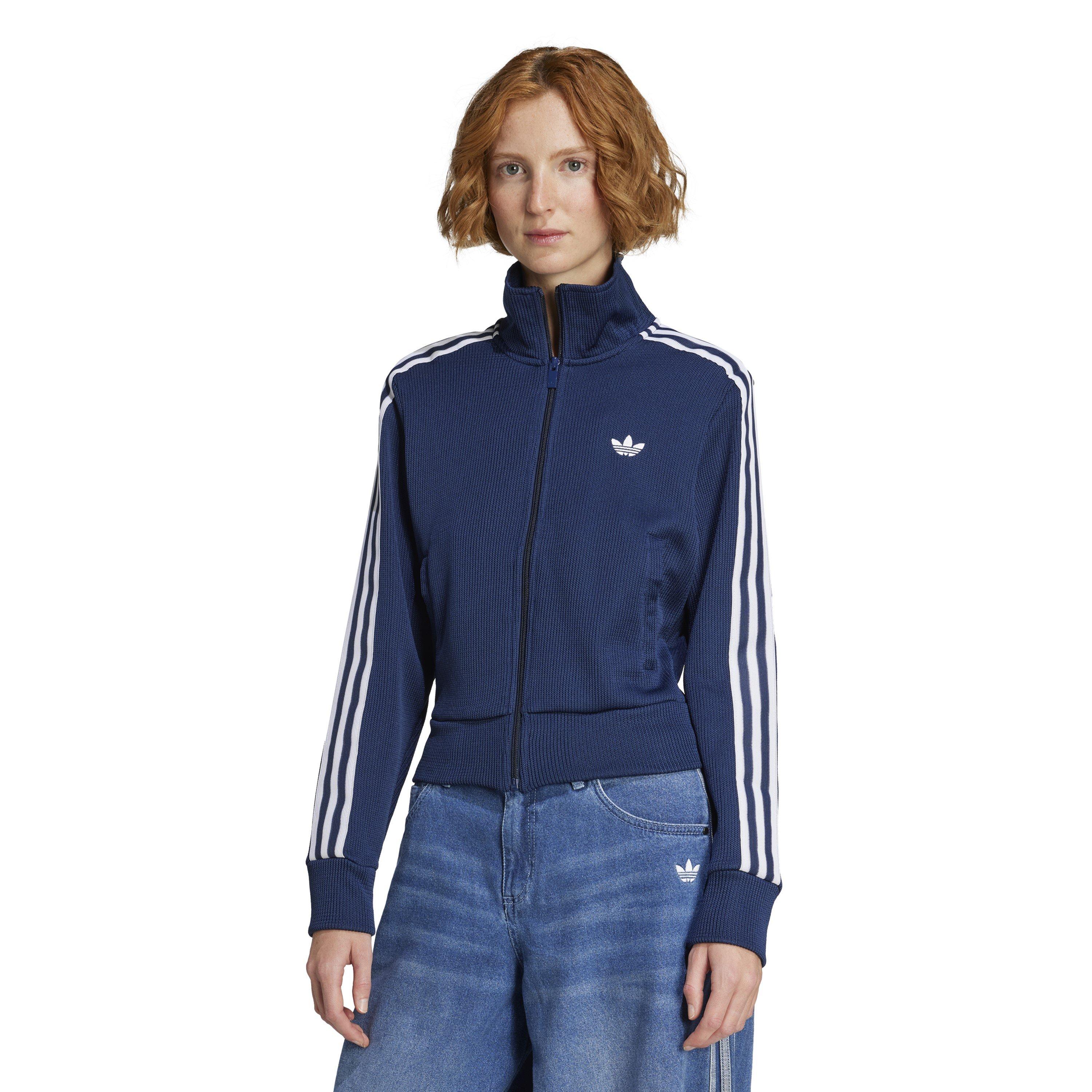 Night Indigo - adidas Originals - Womens Firebird Knit Track Top - 2