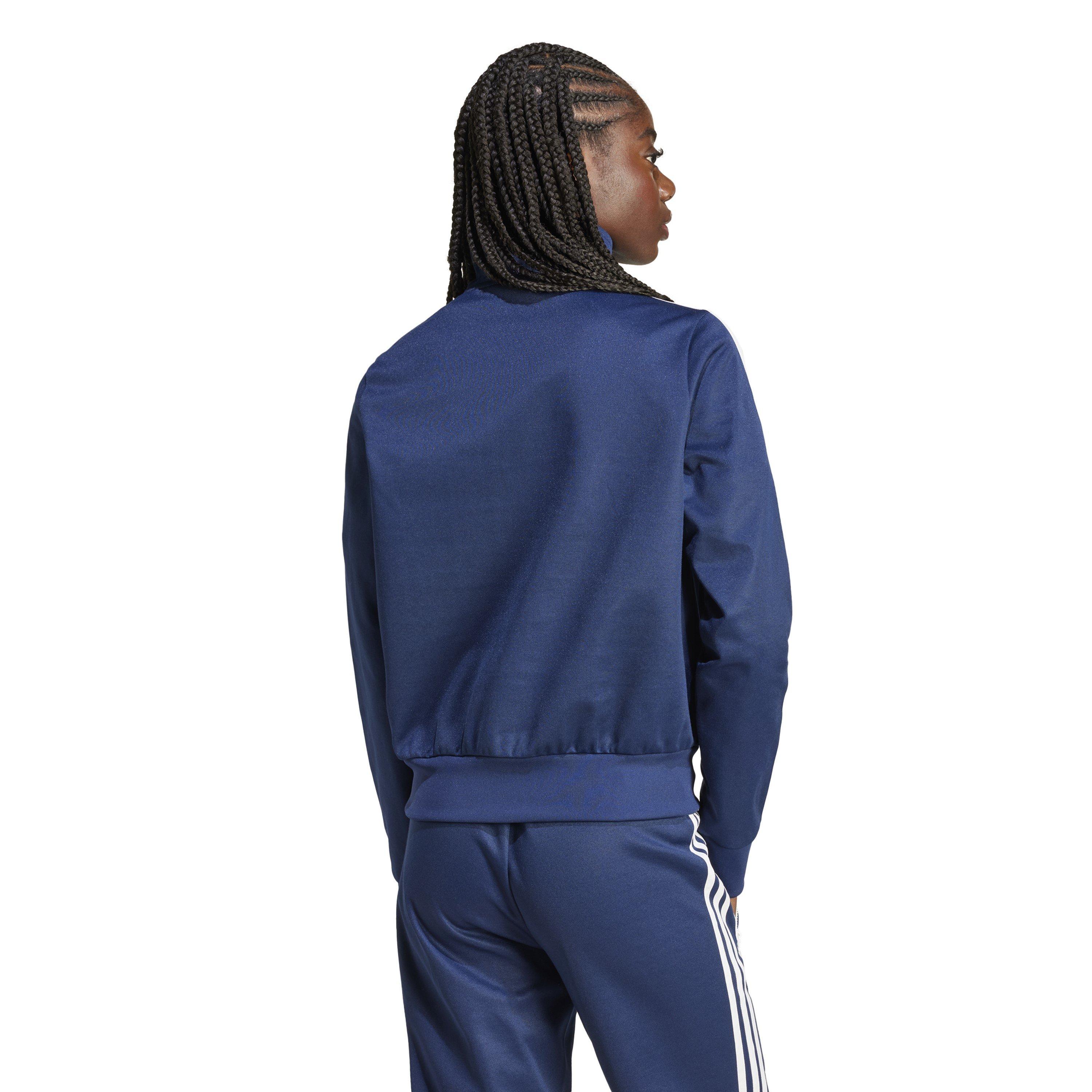 Indigo - adidas Originals - Women's Sporty And Rich Logo Tracksuit Top - 3