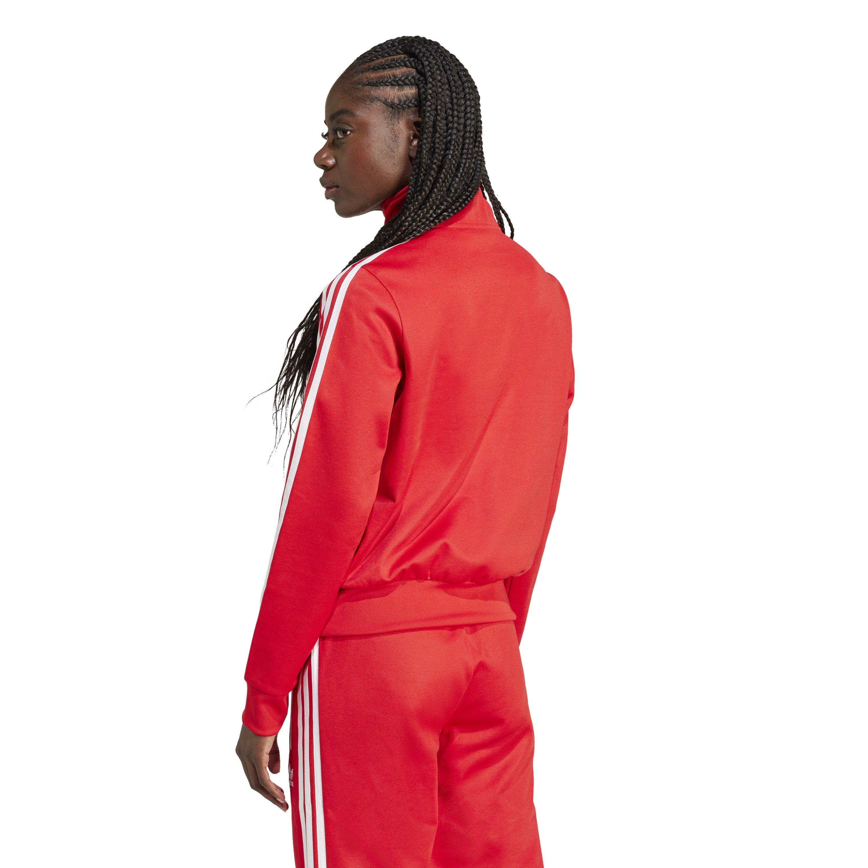 College Red - adidas Originals - Women's Sporty And Rich Logo Tracksuit Top - 3