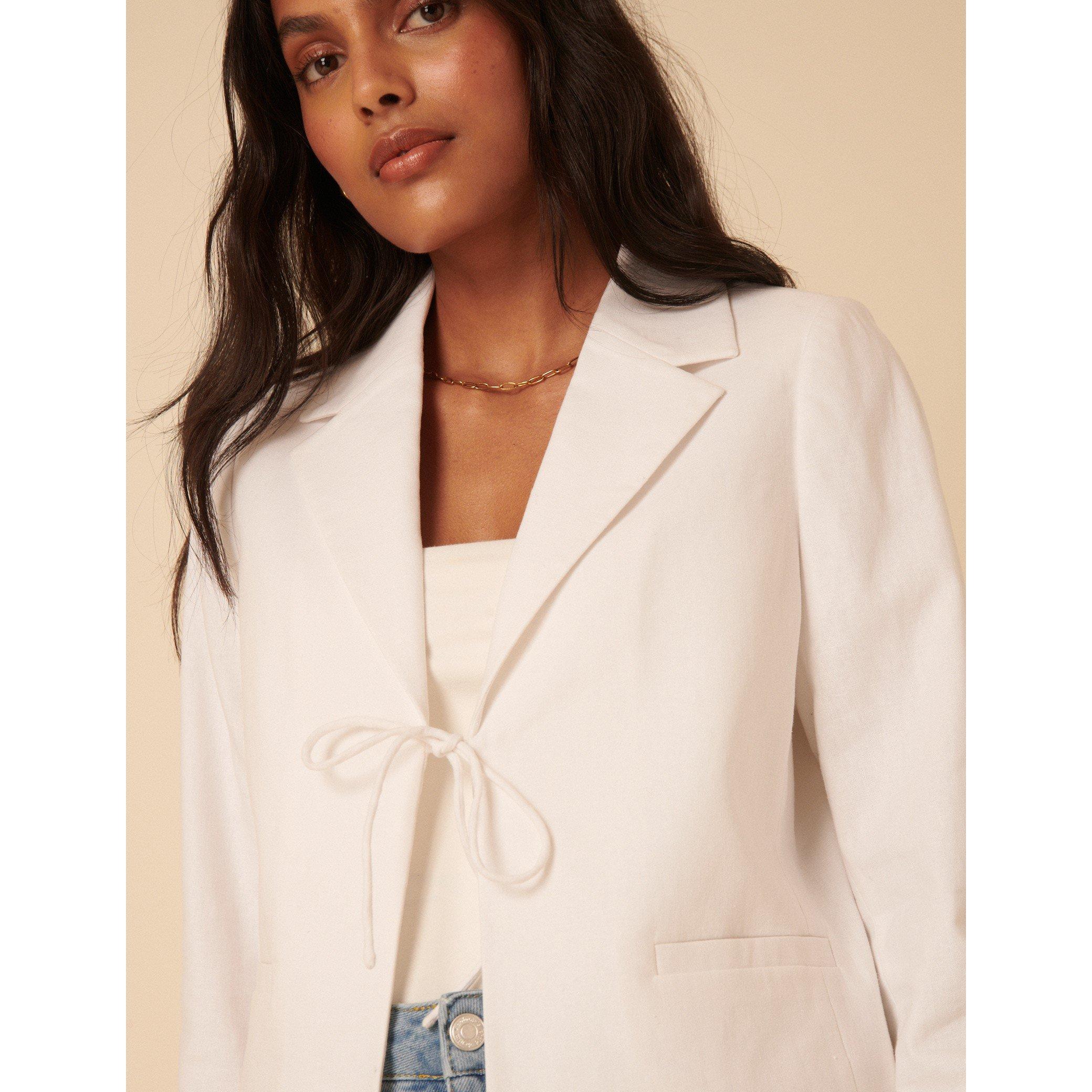 Weiß - Nobodys Child - Luca Tie Jacket Ld99 - 4