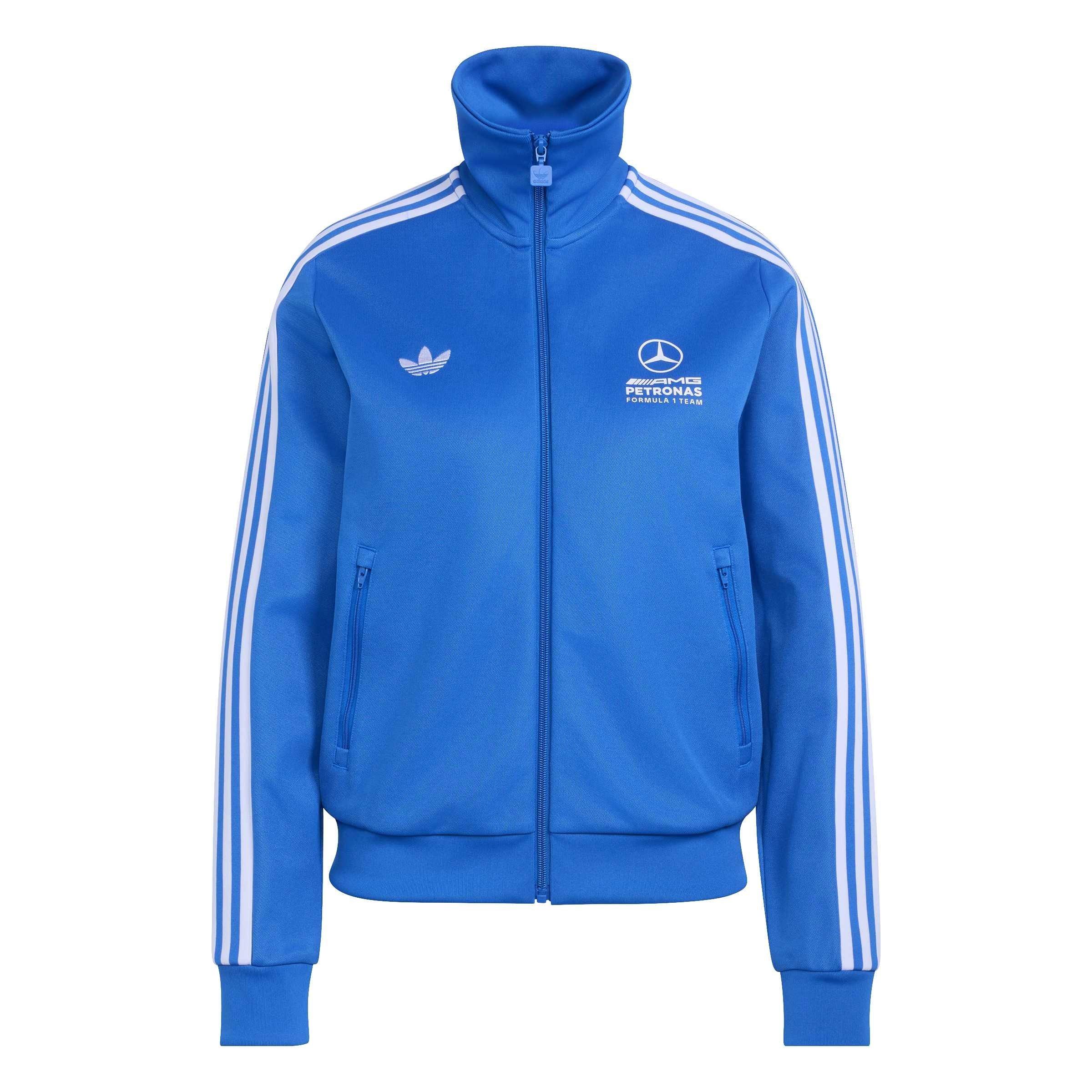 Blue/White - adidas Originals - x Mercedes AMG Petronas Formula 1 Team Blue Wonder Track Top - 1