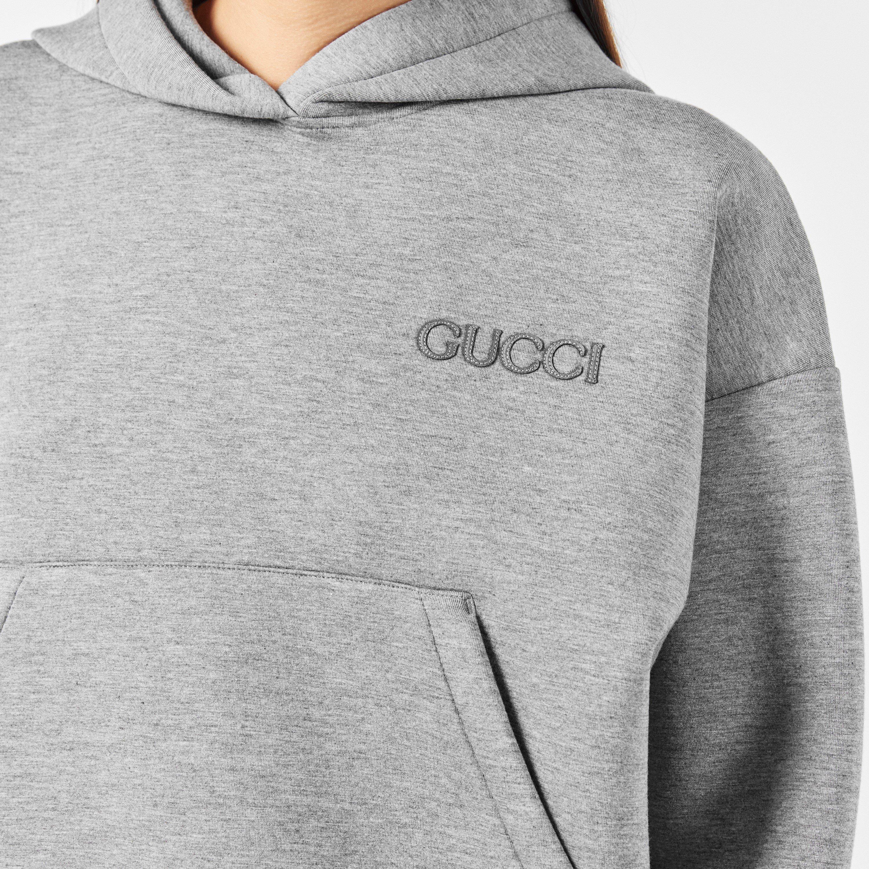 Gray Mel - Gucci - Logo Hoodie - 5