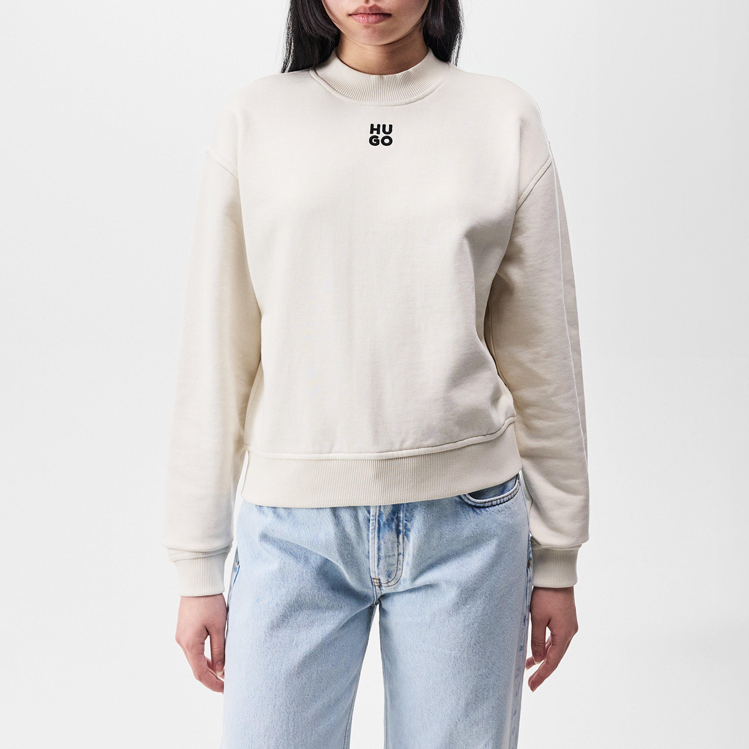 Off White - Hugo - Women's Mock-neck Sweatshirt - 3