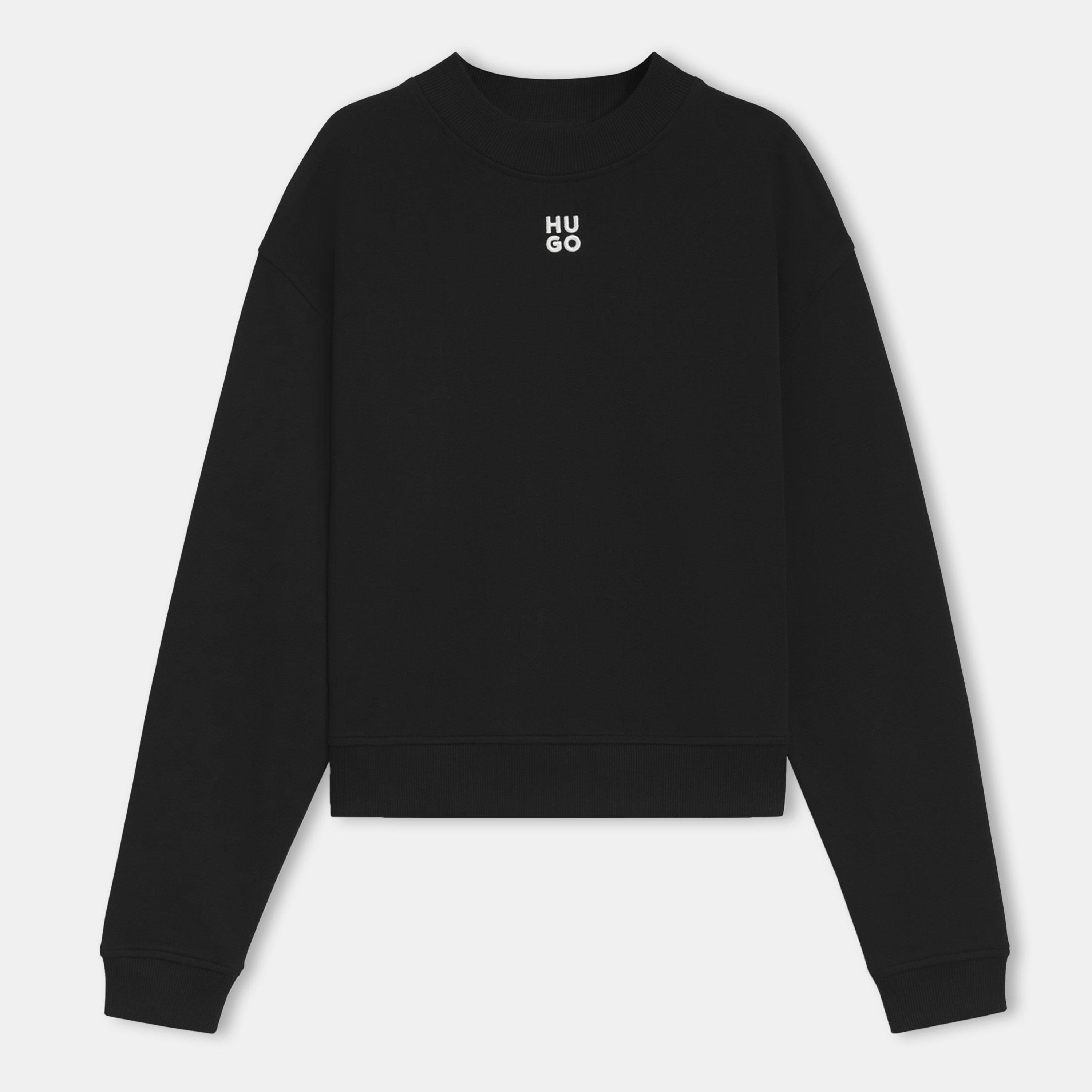 Hugo Women's Mock-Neck Sweatshirt - Black - L