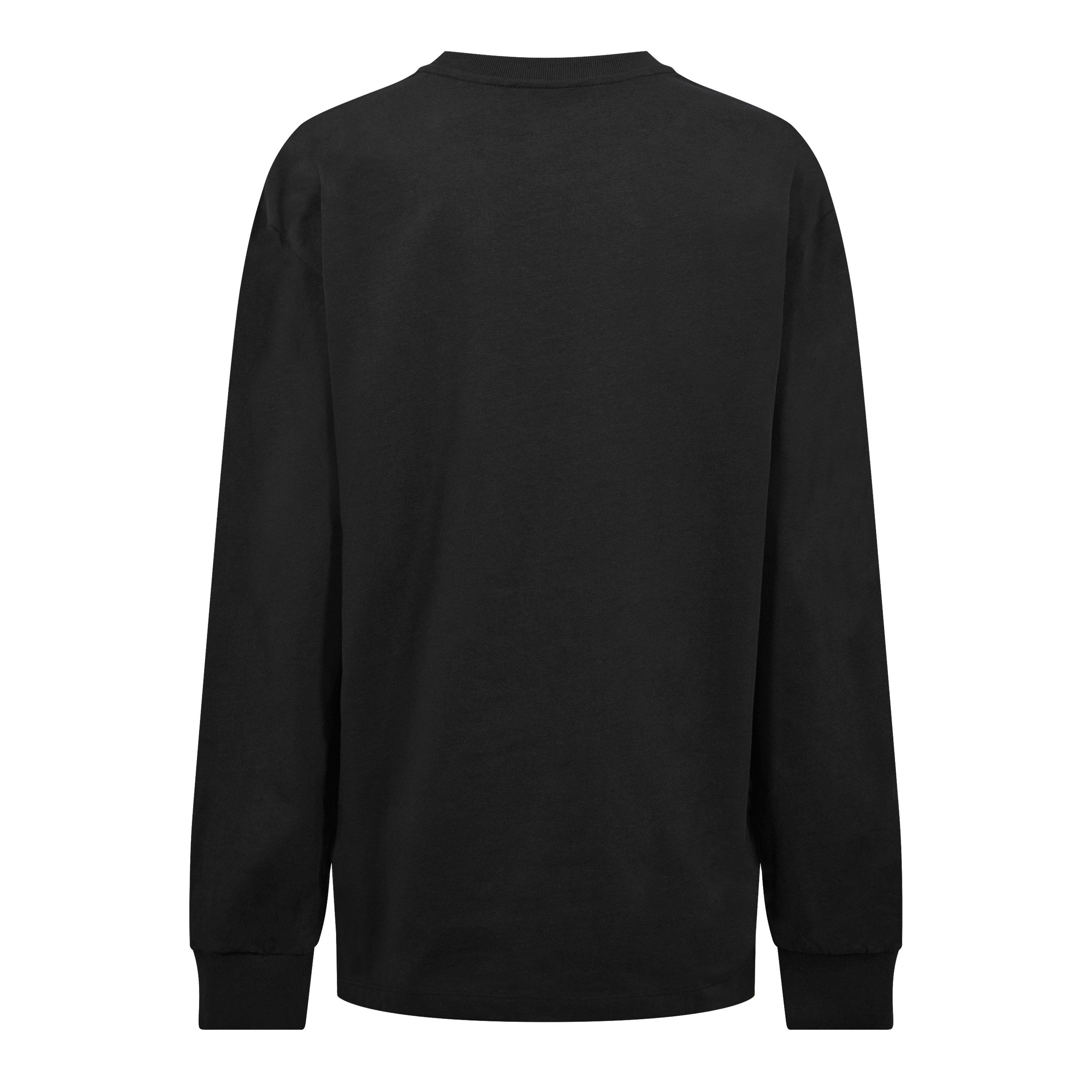 Phantom - Ganni - Rose Print Crew Long-Sleeve T-Shirt - 6