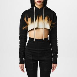 Rick Owens Drkshdw Cropped Hoodie