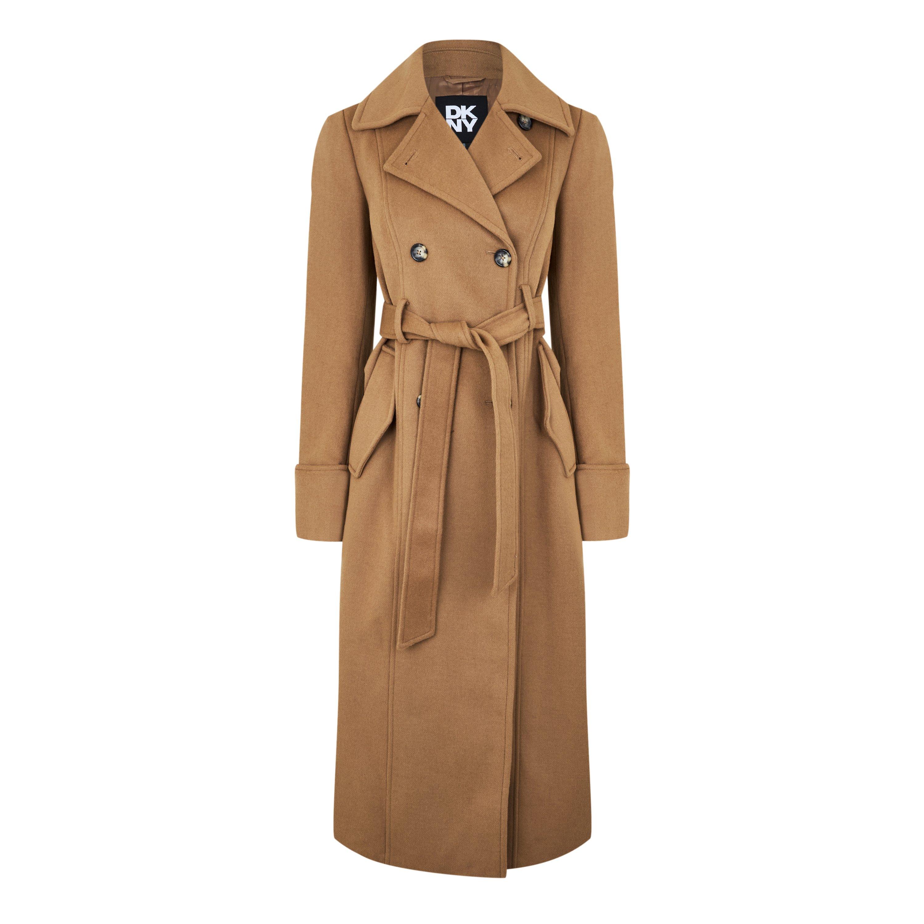 Camel - DKNY - Wool Coat - 5