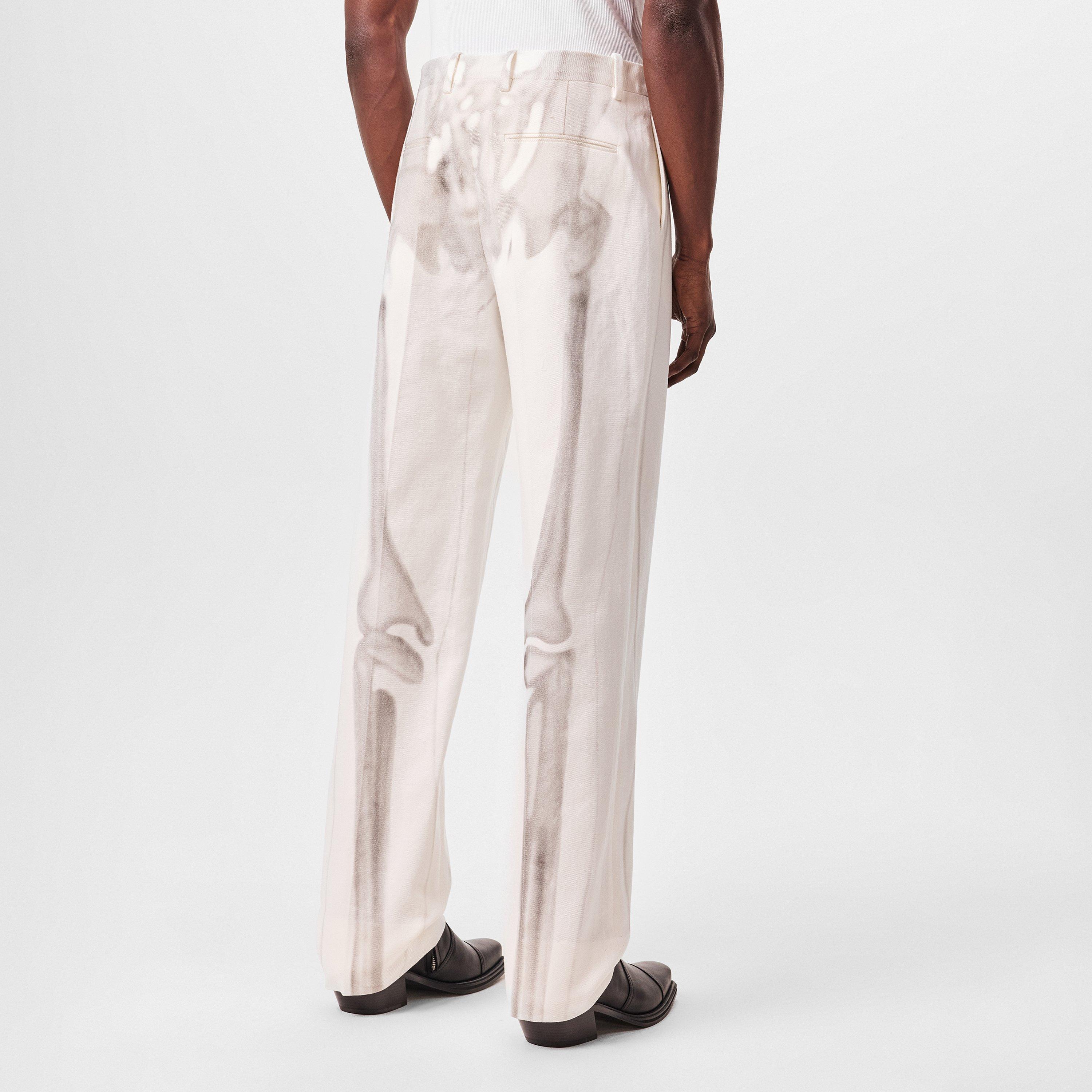 White - Off White - Men's Body Scan Dnm Pant Skeleton Graphic Jeans - 4