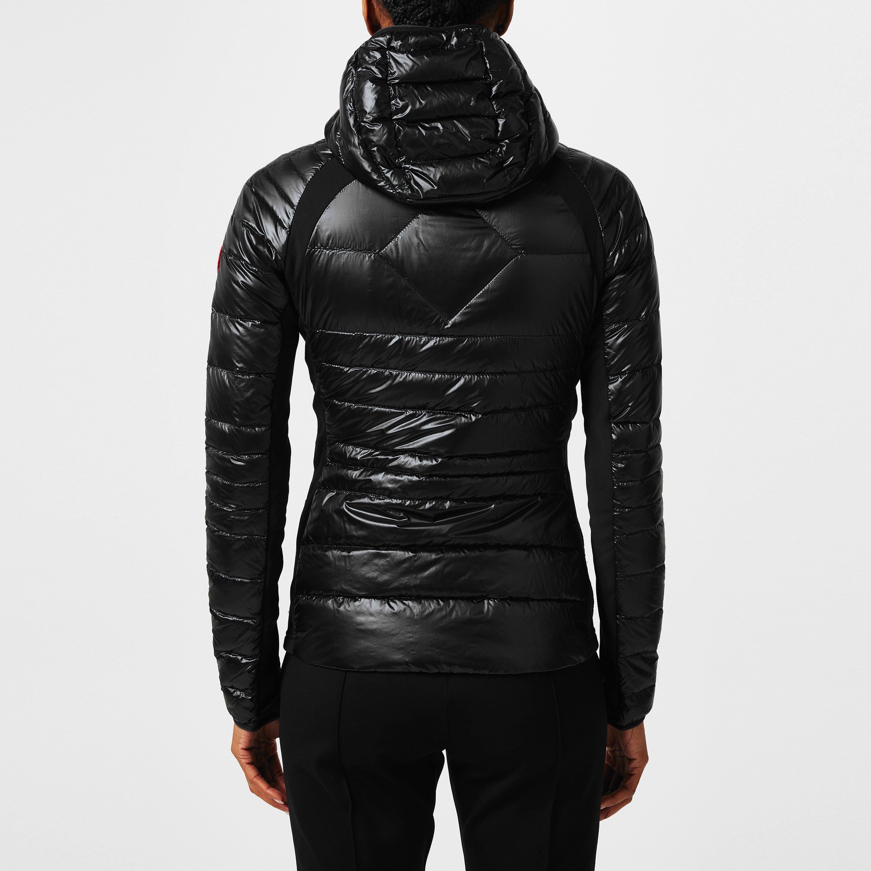Black 61 - Canada Goose - Women's HyBridge Lite Tech Goose Down Water-Repellent Slim Fit Short Puffer Jacket - 4