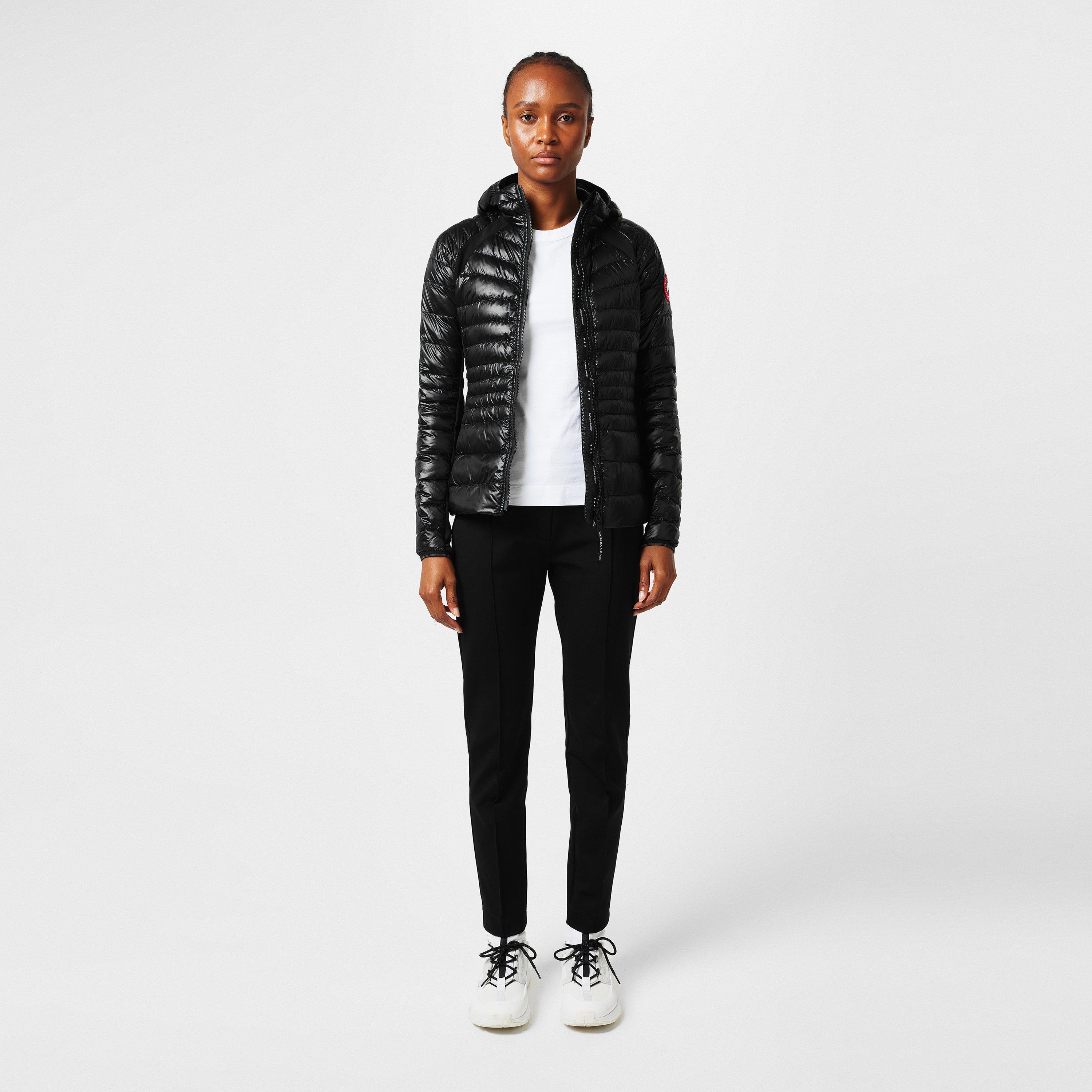 Black 61 - Canada Goose - Women's HyBridge Lite Tech Goose Down Water-Repellent Slim Fit Short Puffer Jacket - 6