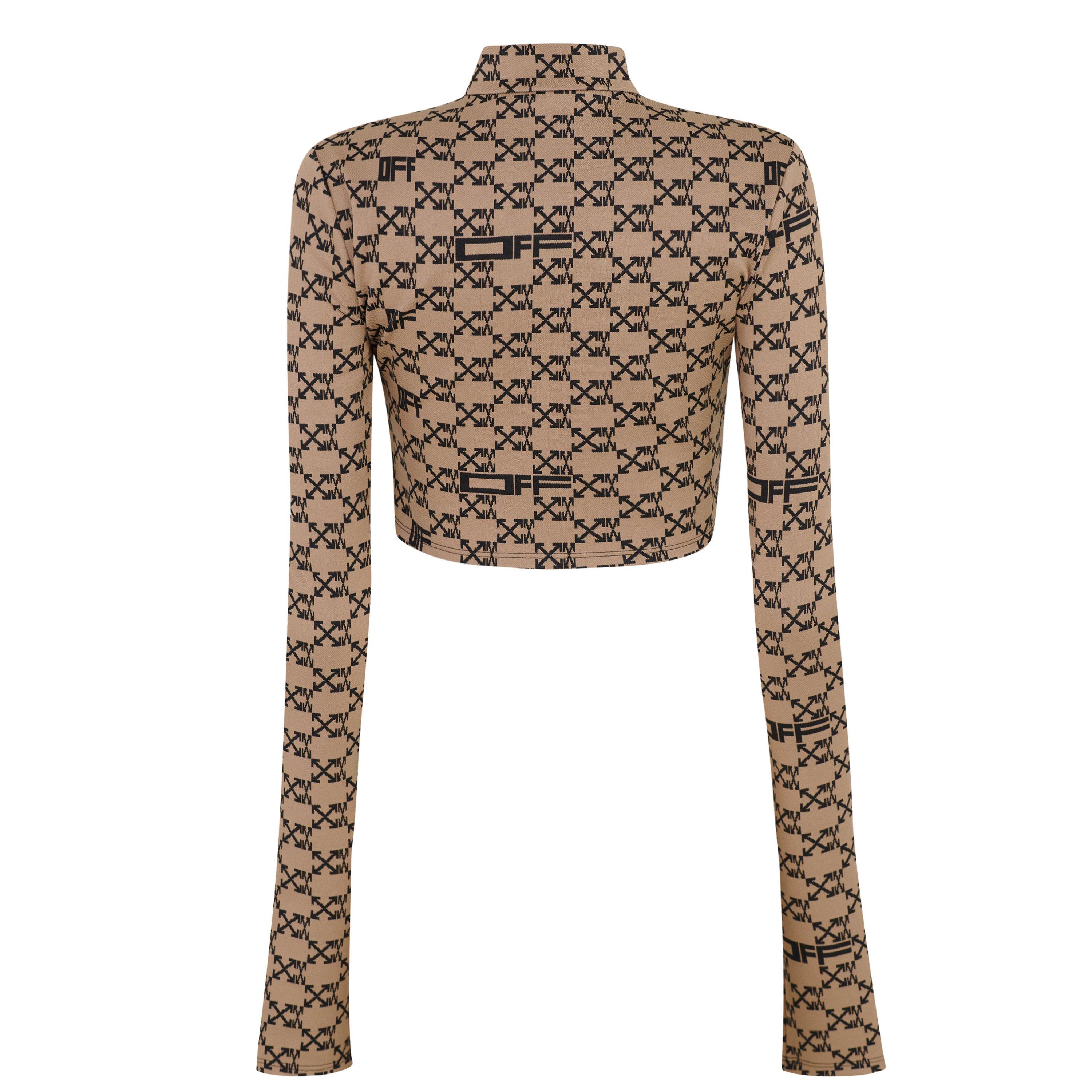 Mono 6010 - Off White - Women's Mono Track Jacket with Signature Arrow Logo - 5