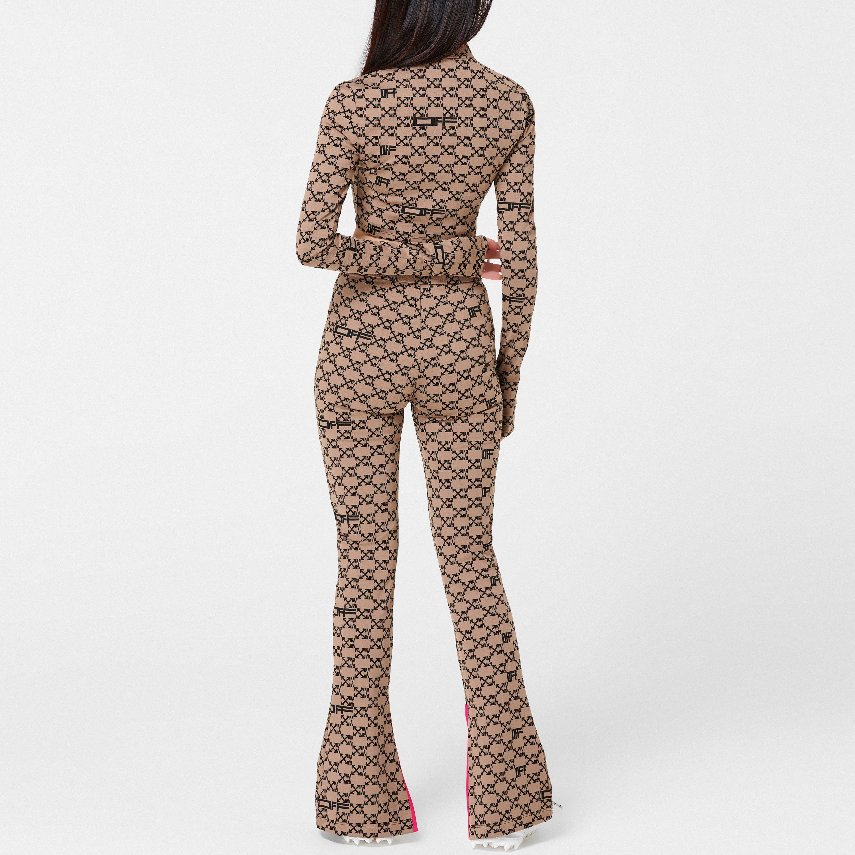 Mono 6010 - Off White - Women's Mono Track Jacket with Signature Arrow Logo - 3