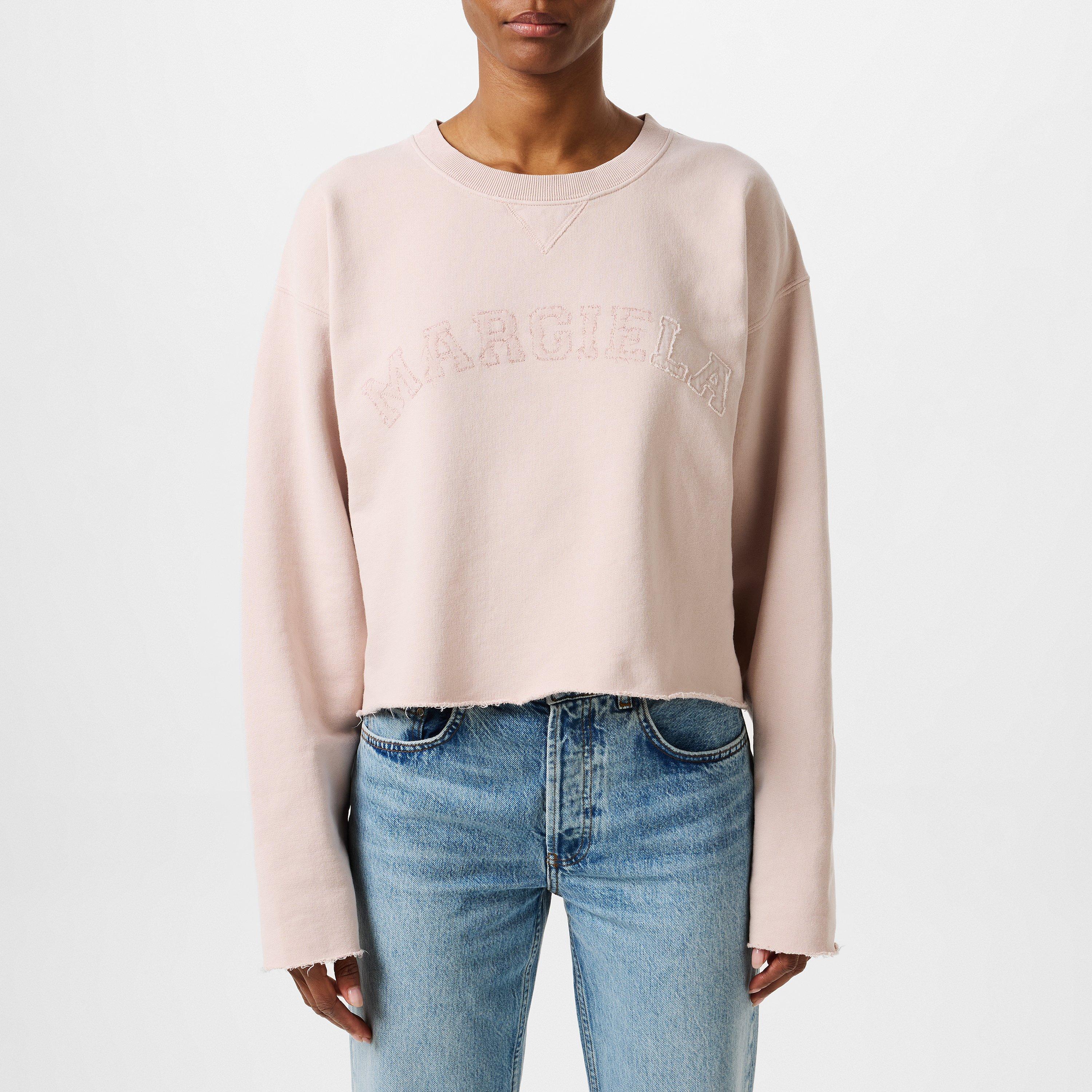 Buff - Maison Margiela - Logo-Applique Cotton Sweatshirt - 1