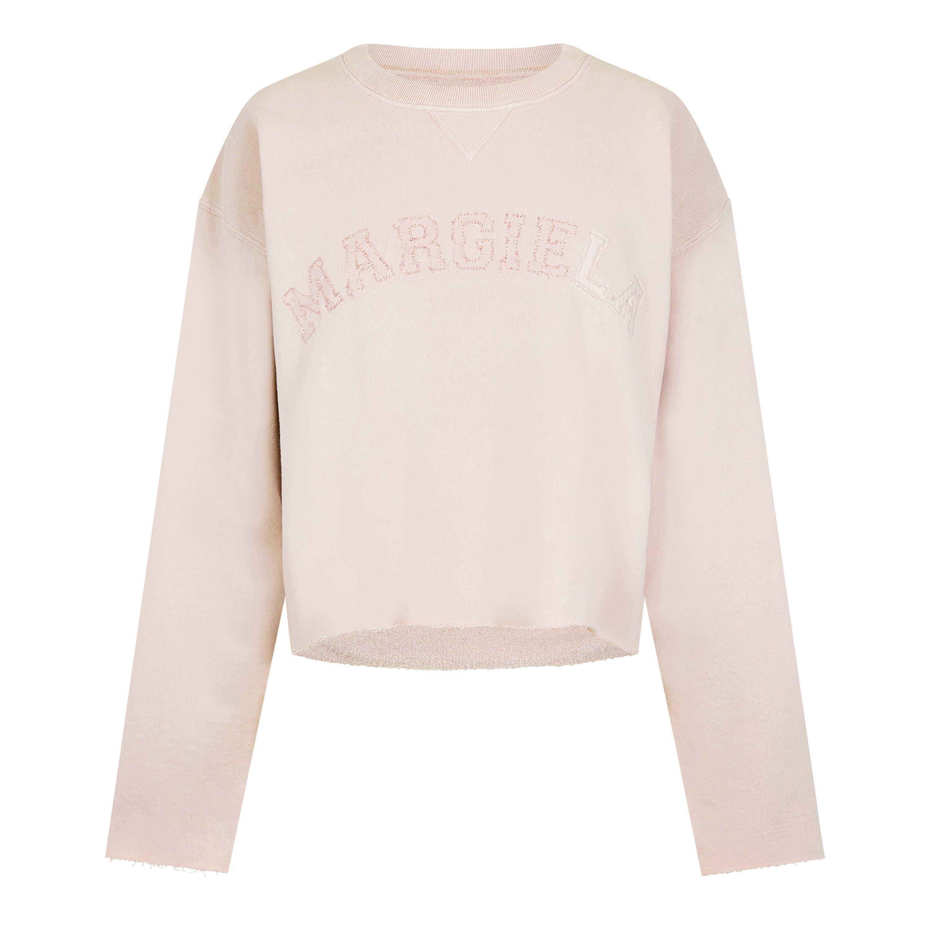 Buff - Maison Margiela - Logo-Applique Cotton Sweatshirt - 5