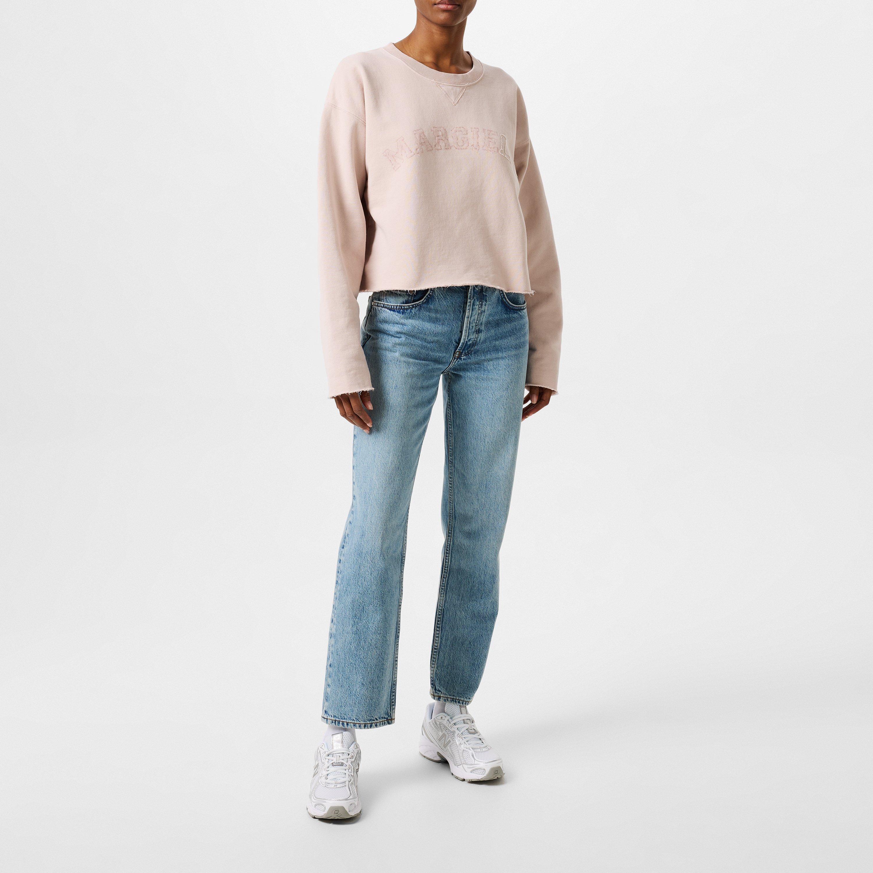 Buff - Maison Margiela - Logo-Applique Cotton Sweatshirt - 4