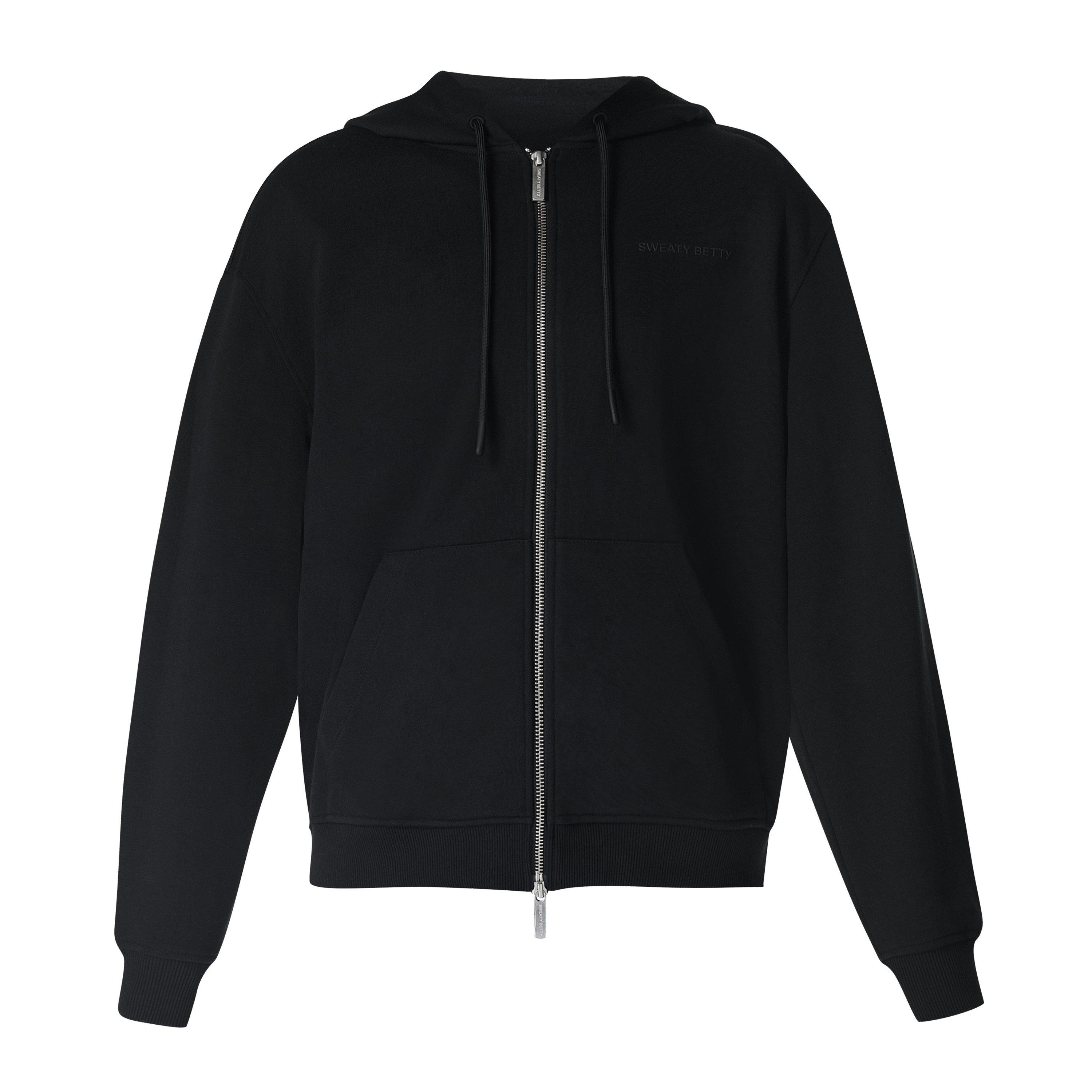 black - Sweaty Betty - Women's Revive Zip Hoodie - 5