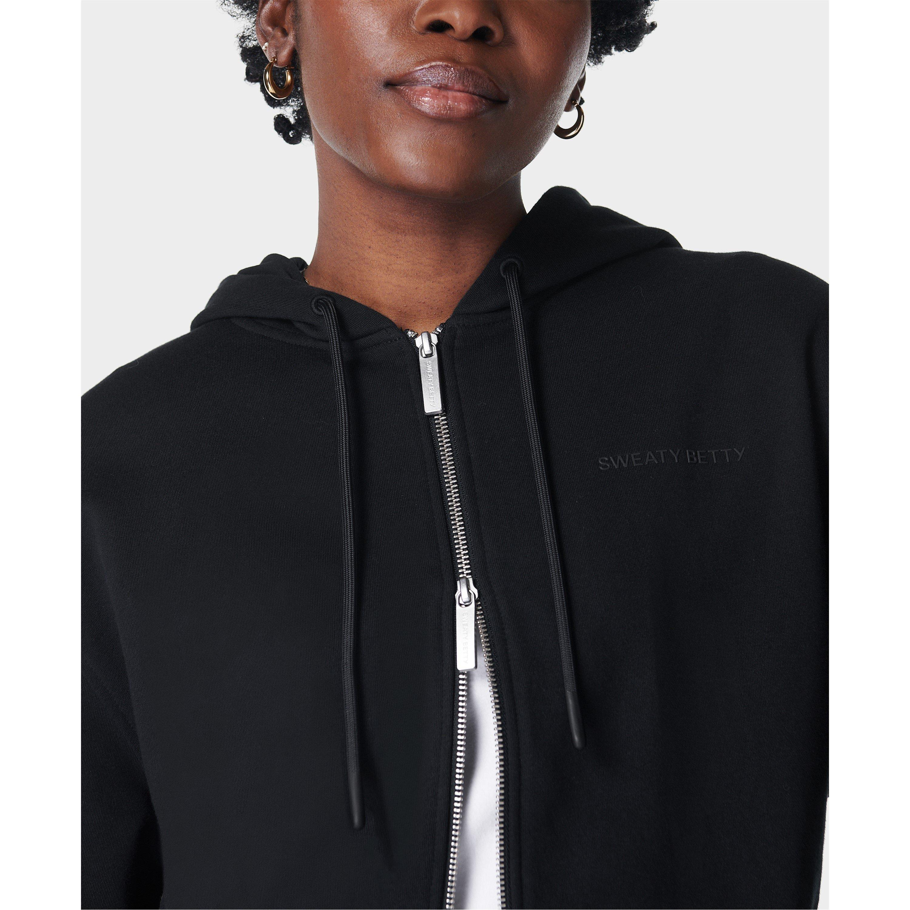 black - Sweaty Betty - Women's Revive Zip Hoodie - 6