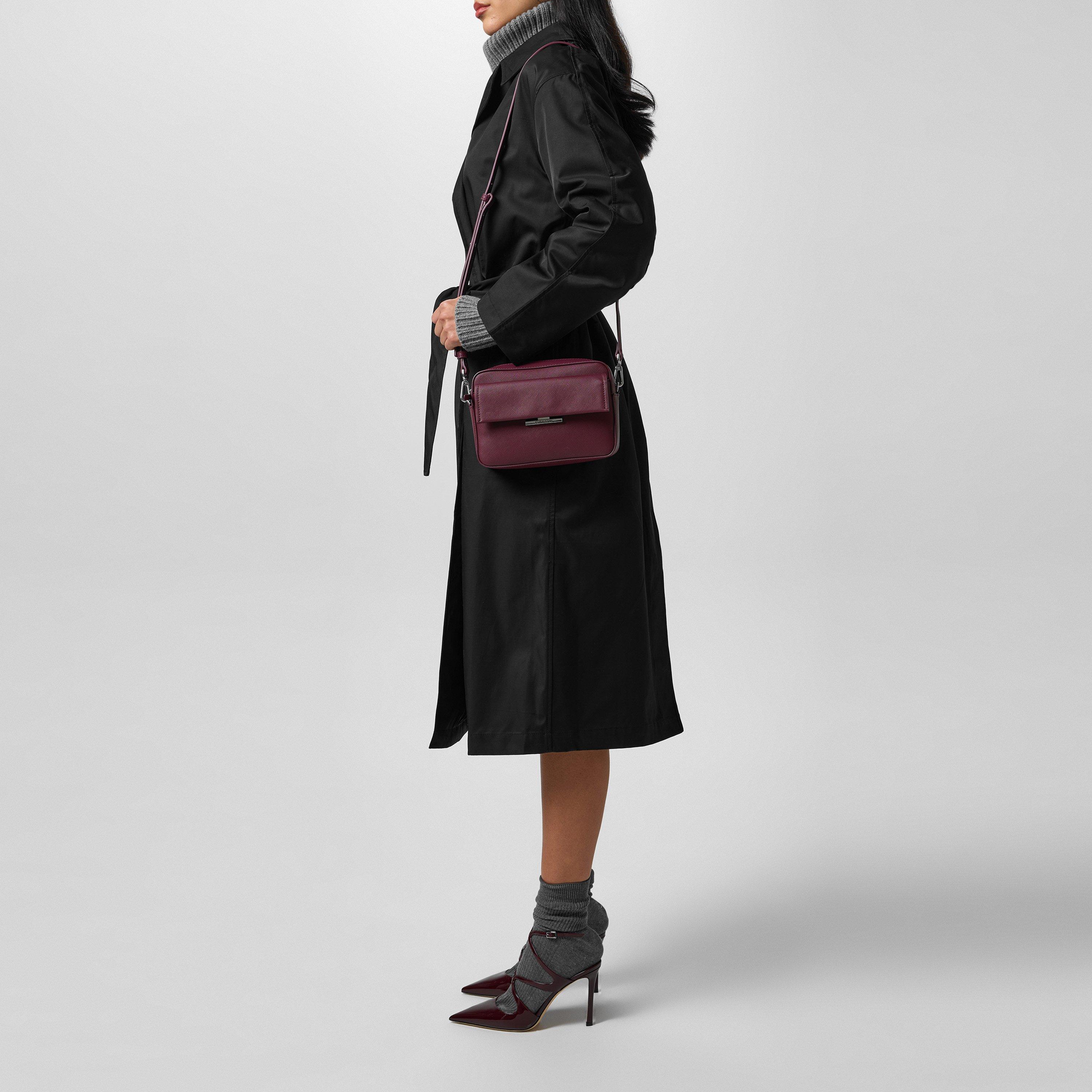 Black Archroma - Calvin Klein - Women's Long Sleeve Cotton Trench Coat - 2