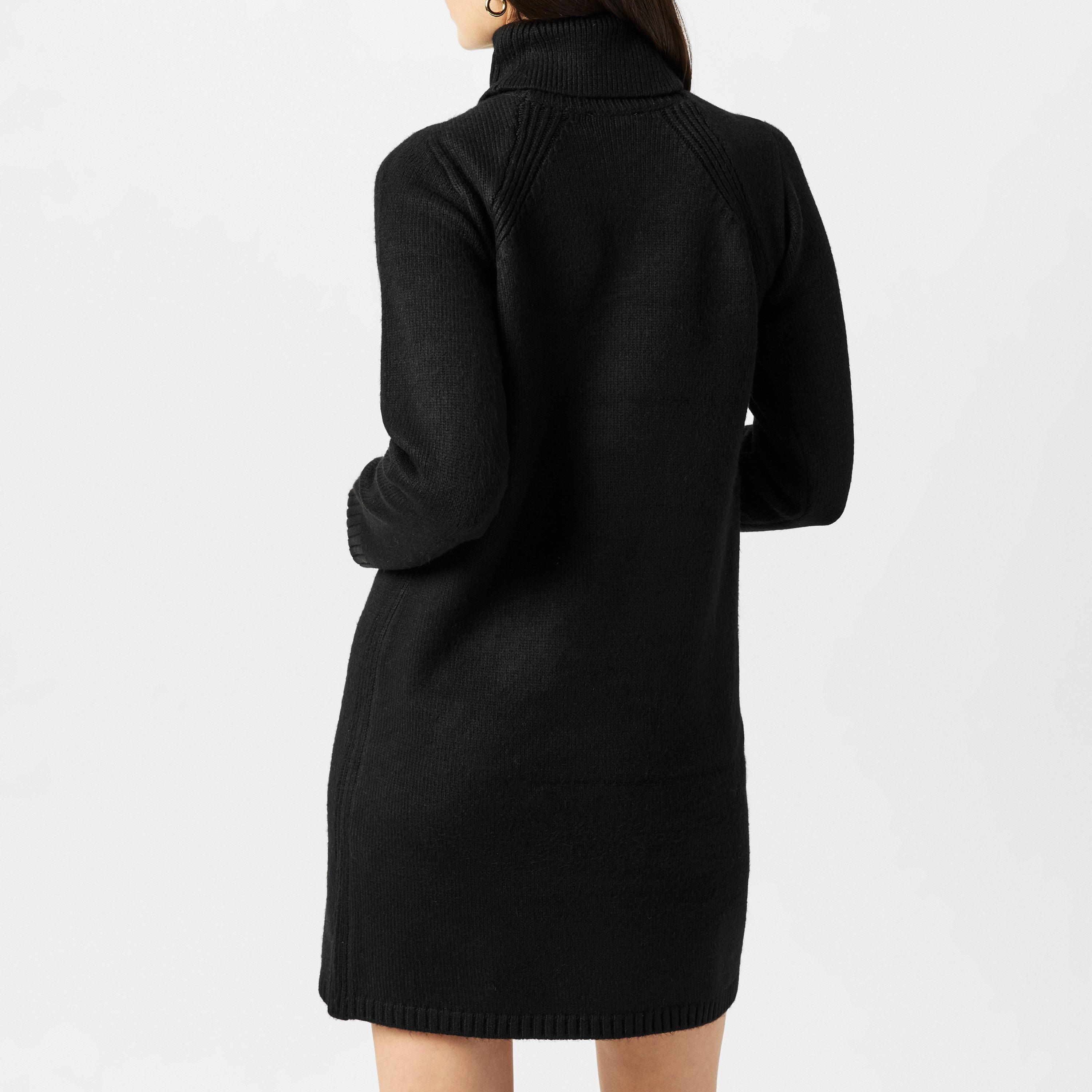 Preto - Nobodys Child - Knitted Roll Neck Jumper Dress - 4