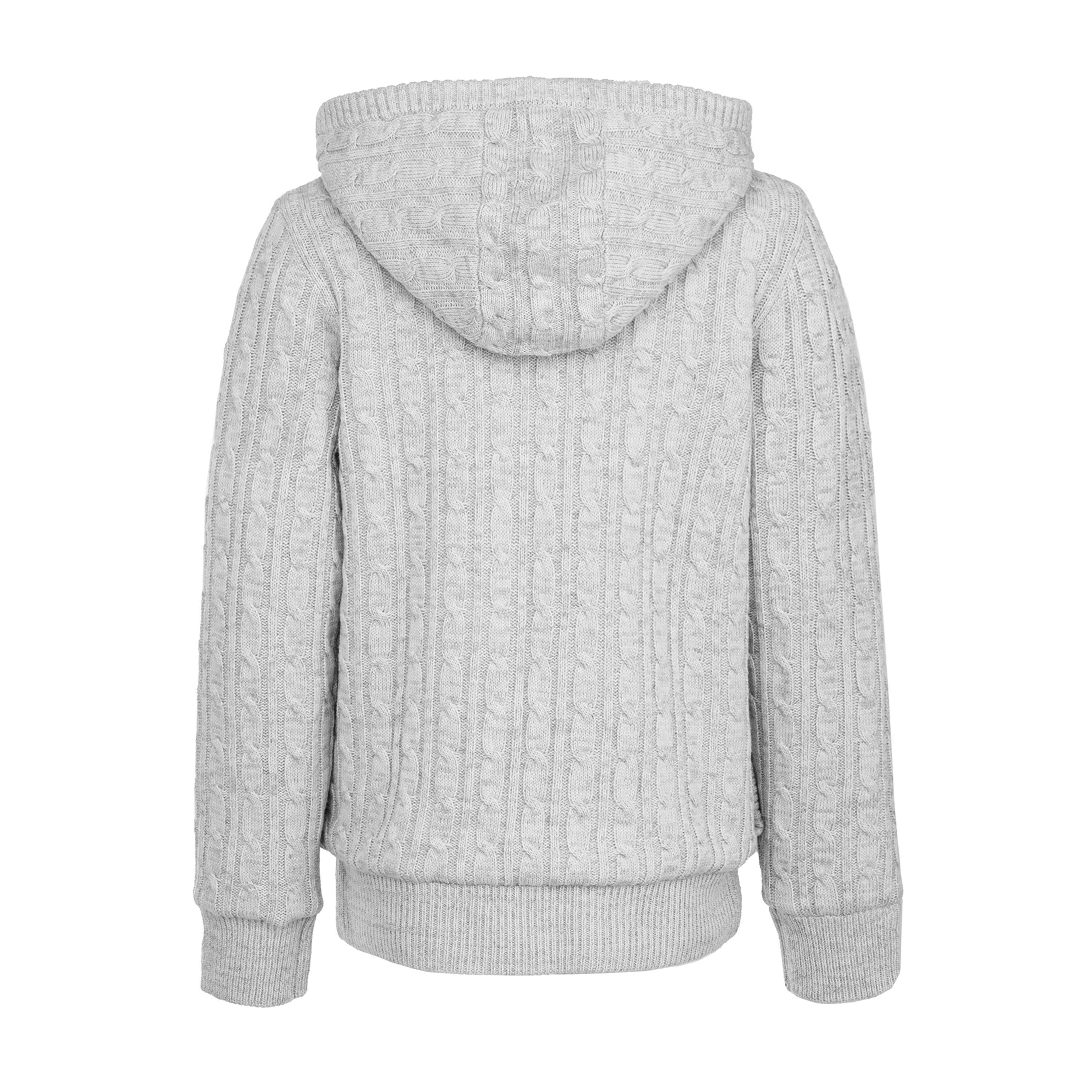 Gris - SoulCal - Hooded Zip Knit Cardigan Womens - 6