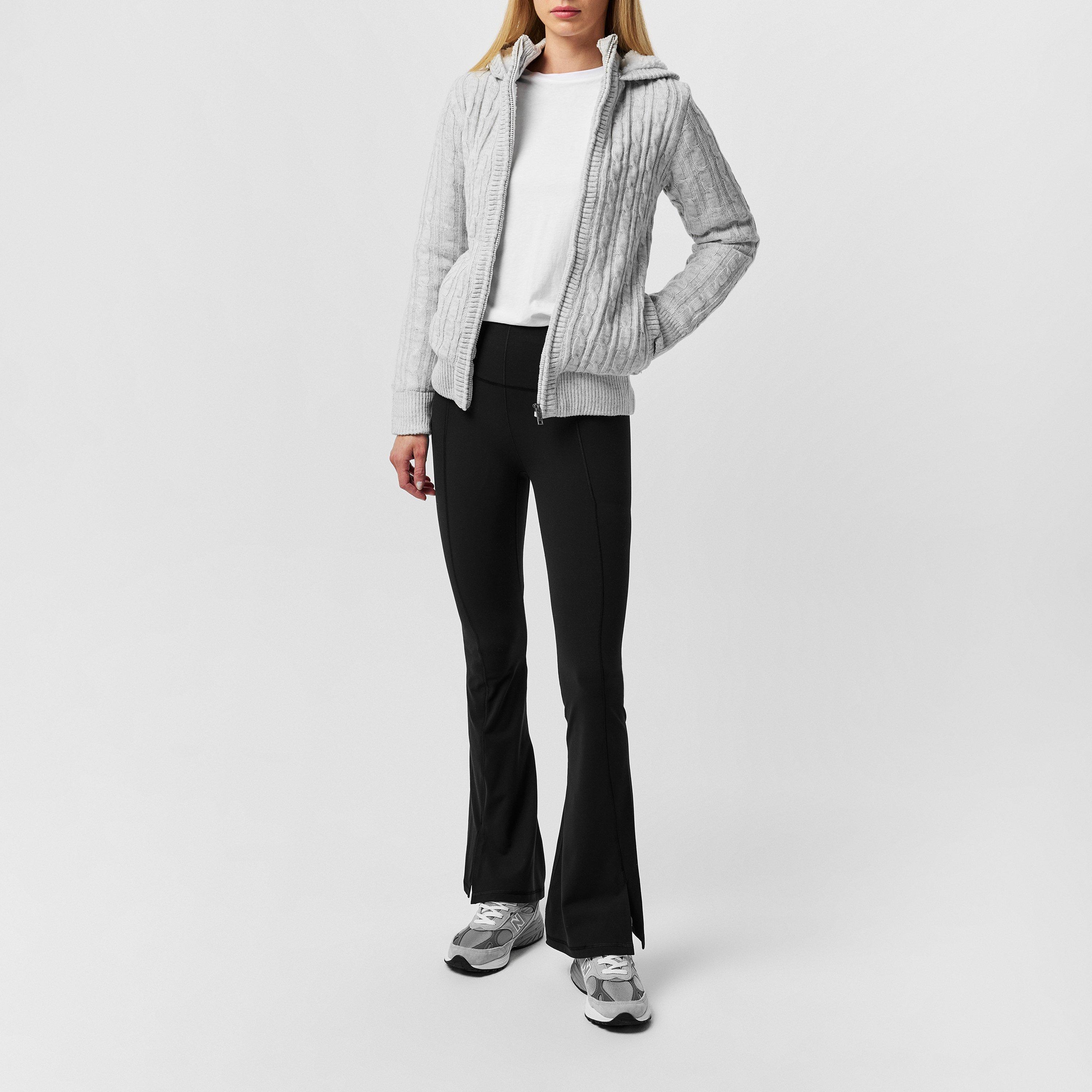 Gris - SoulCal - Hooded Zip Knit Cardigan Womens - 4