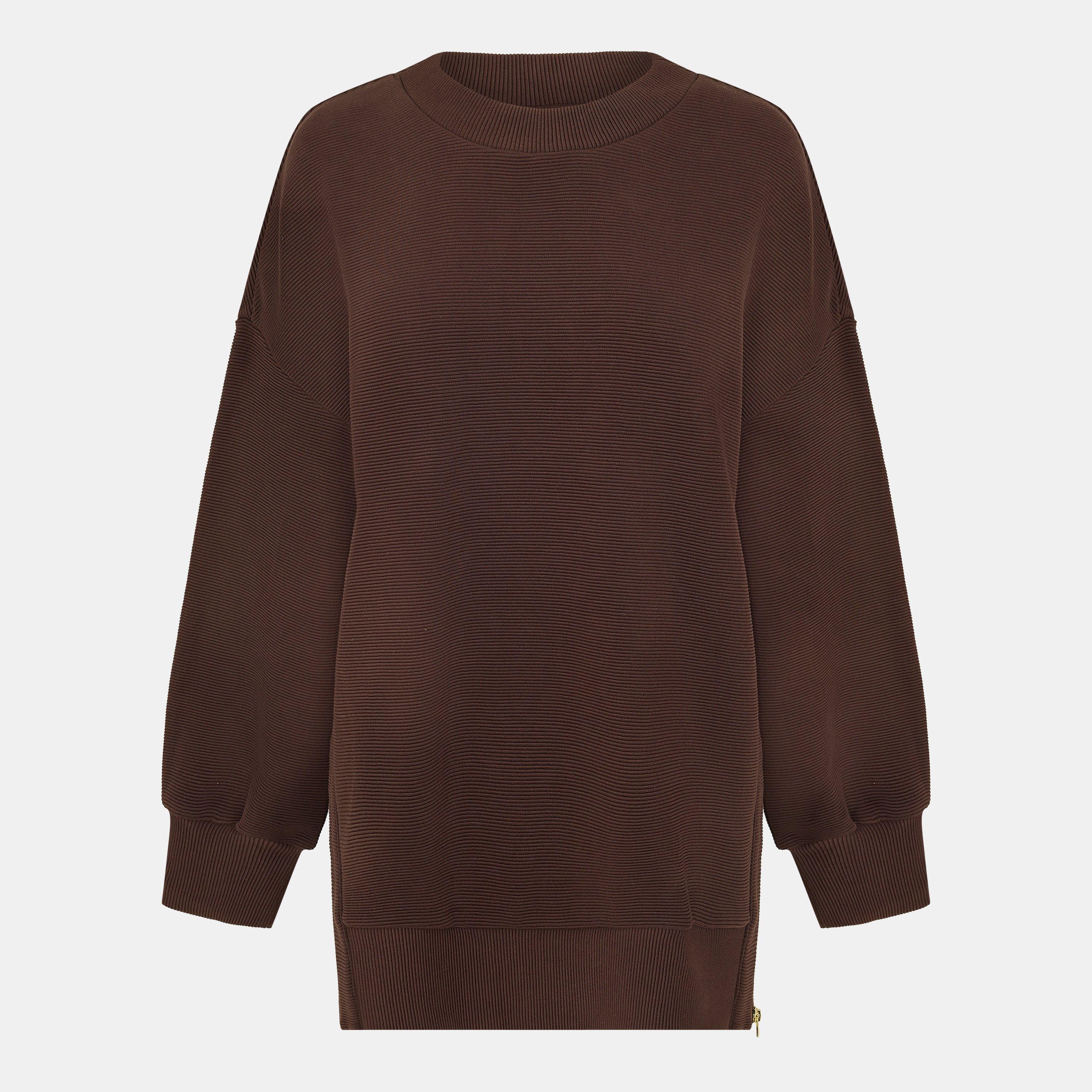 Coffee Bean - Varley - Mae Boyfriend Sweatshirt - 1