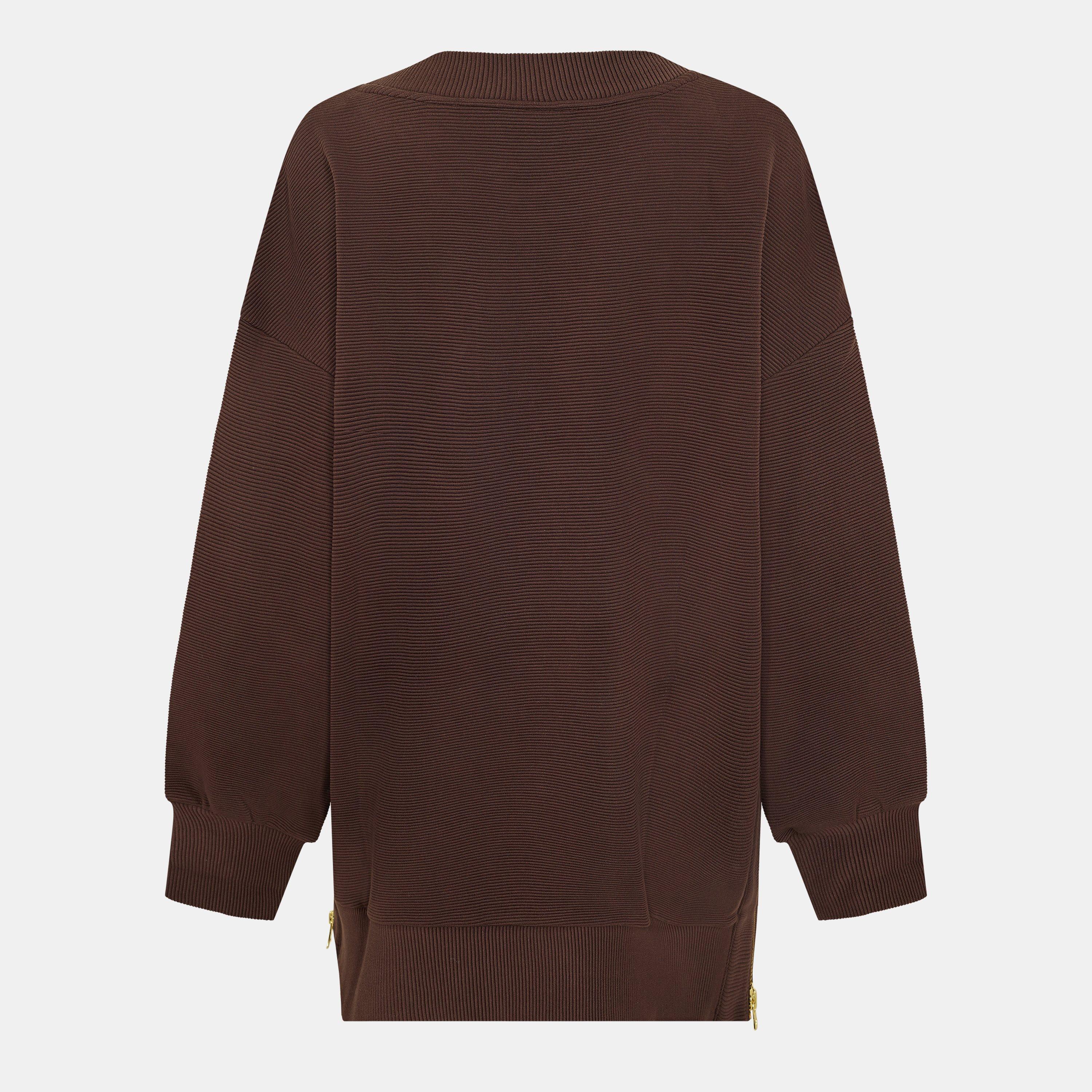 Coffee Bean - Varley - Mae Boyfriend Sweatshirt - 2
