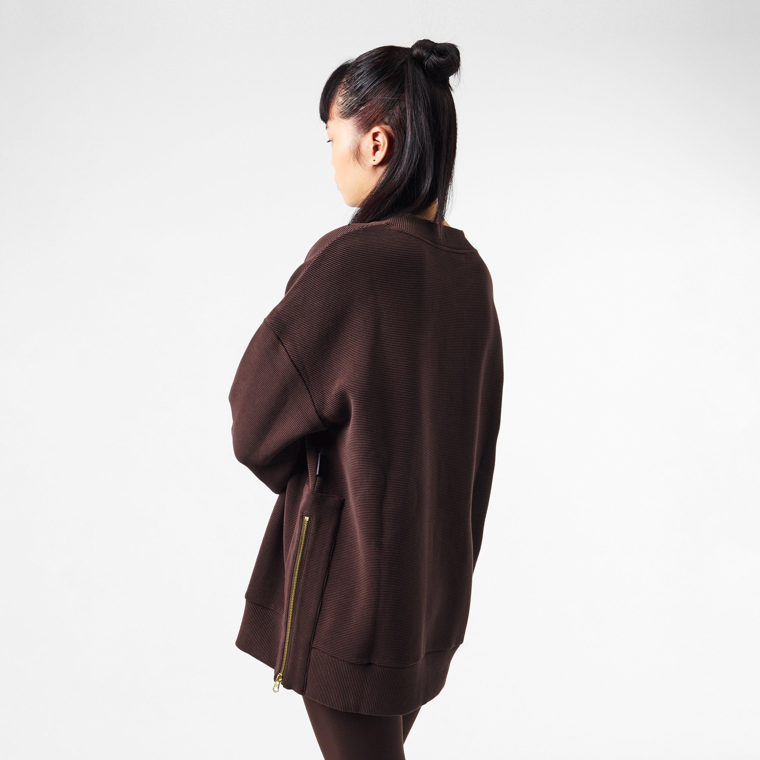 Coffee Bean - Varley - Mae Boyfriend Sweatshirt - 4