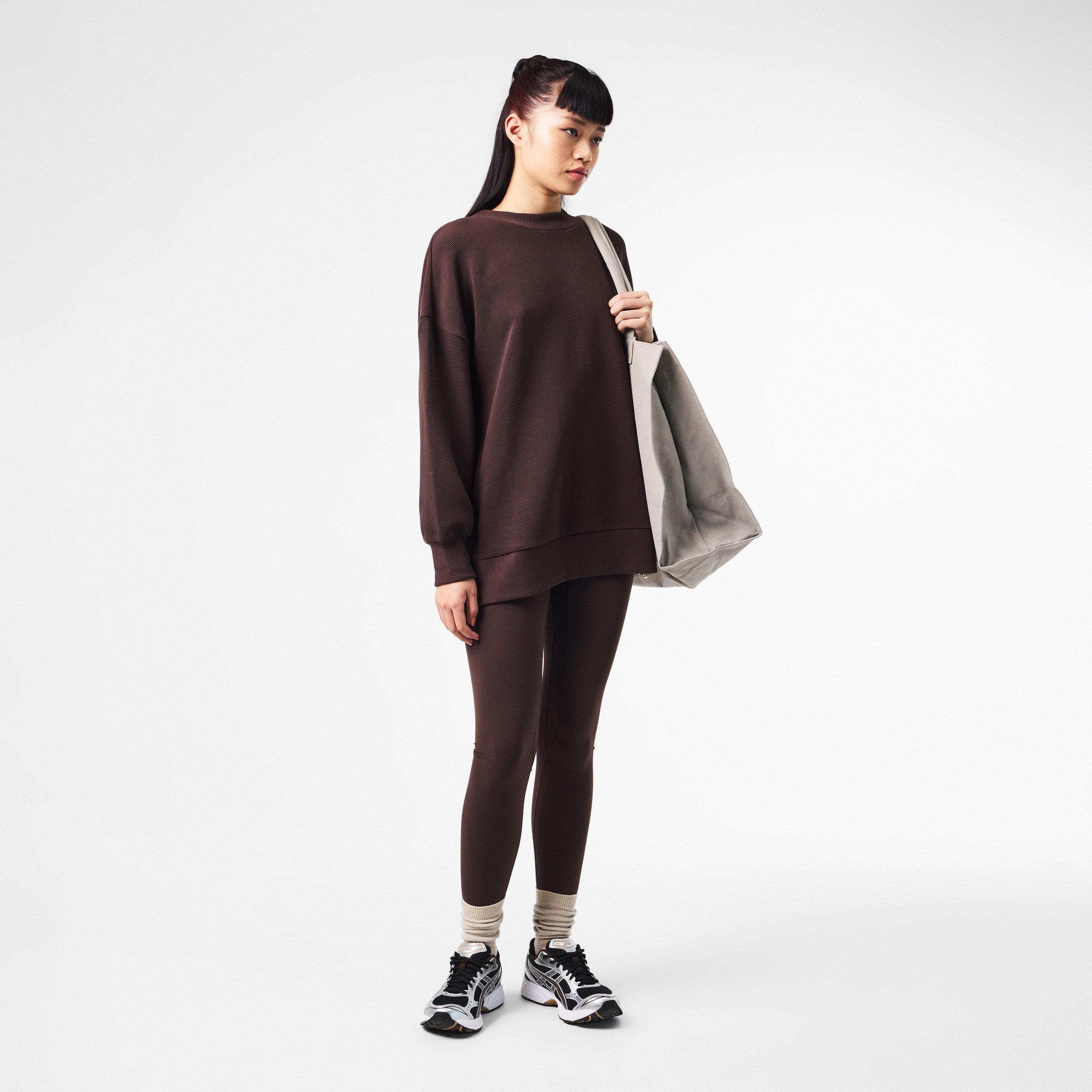 Coffee Bean - Varley - Mae Boyfriend Sweatshirt - 6