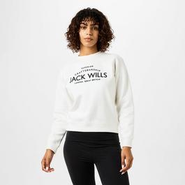 Jack Wills JW Hunston Graphic Crew Neck Sweatshirt