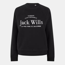 Jack Wills JW Hunston Graphic Crew Neck Sweatshirt