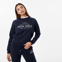 Jack Wills JW Hunston Graphic Crew Neck Sweatshirt