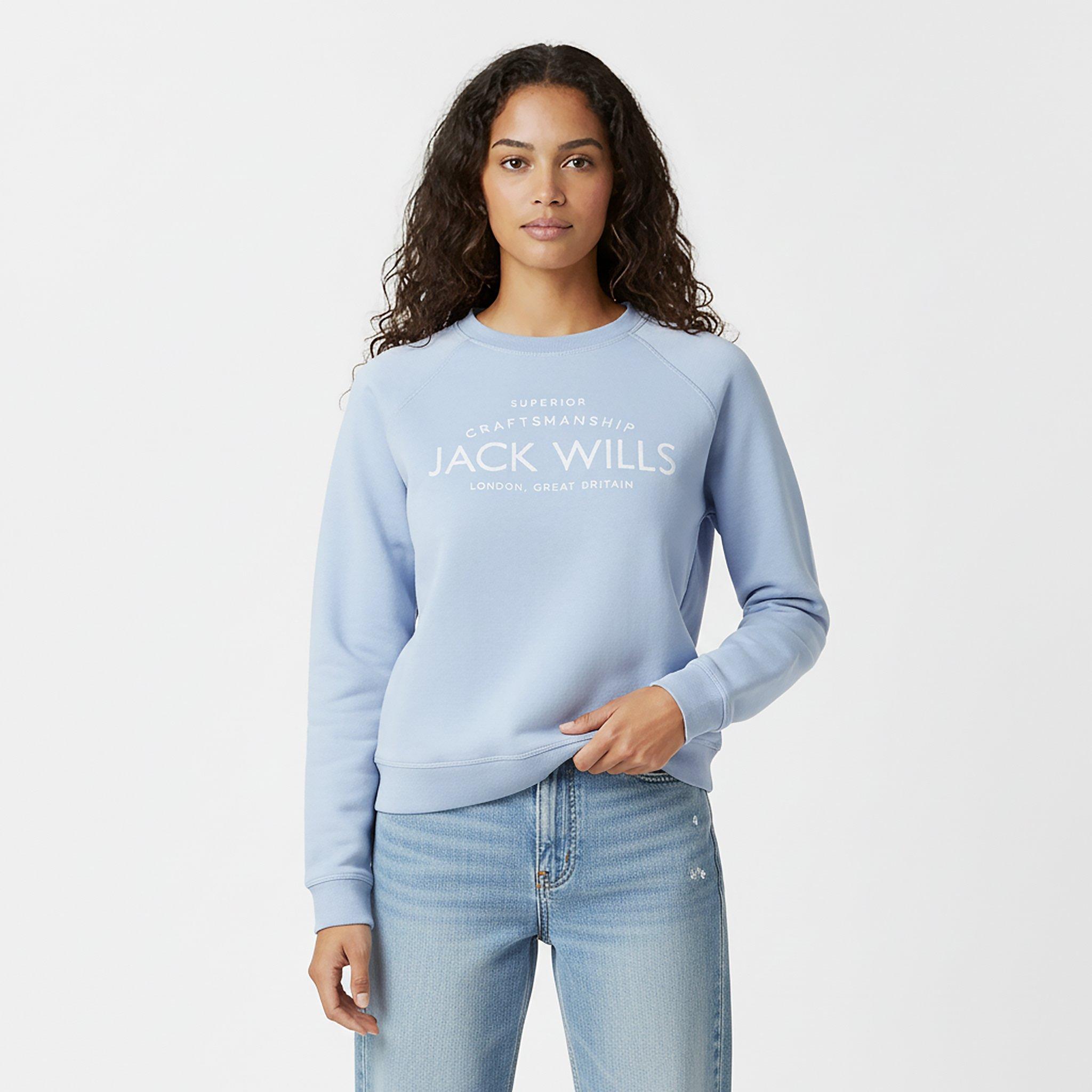 Azul suave - Jack Wills - Hunston Graphic Crew Neck Sweatshirt - 3