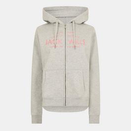 Jack Wills JW Hunston Logo Zip Hoodie