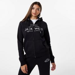 Jack Wills Hunston Logo Zip Hoodie