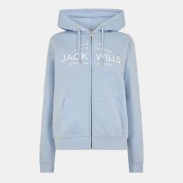 Jack Wills JW Hunston Logo Zip Hoodie