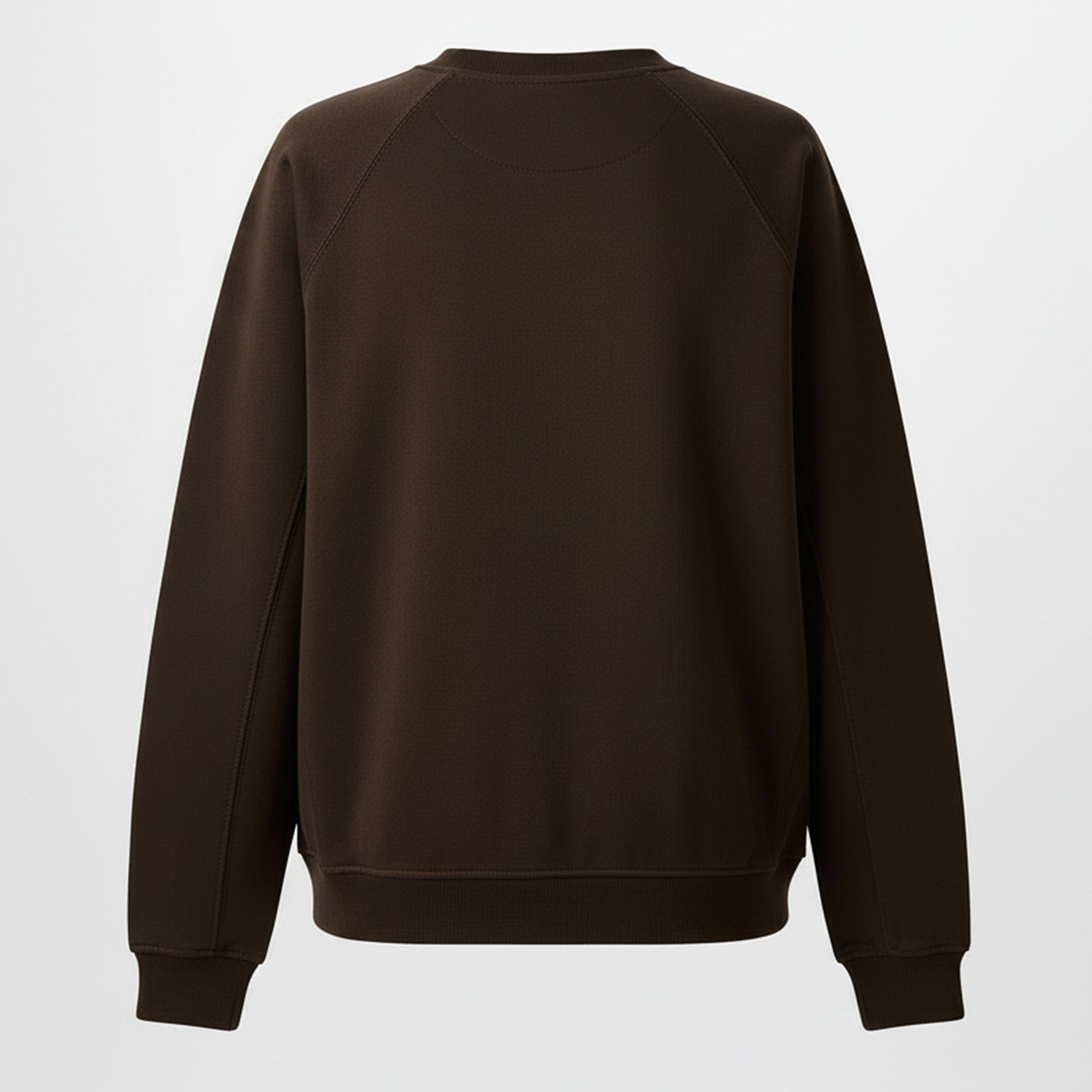 Brown - USA Pro - Oversized Crew Sweatshirt - 2