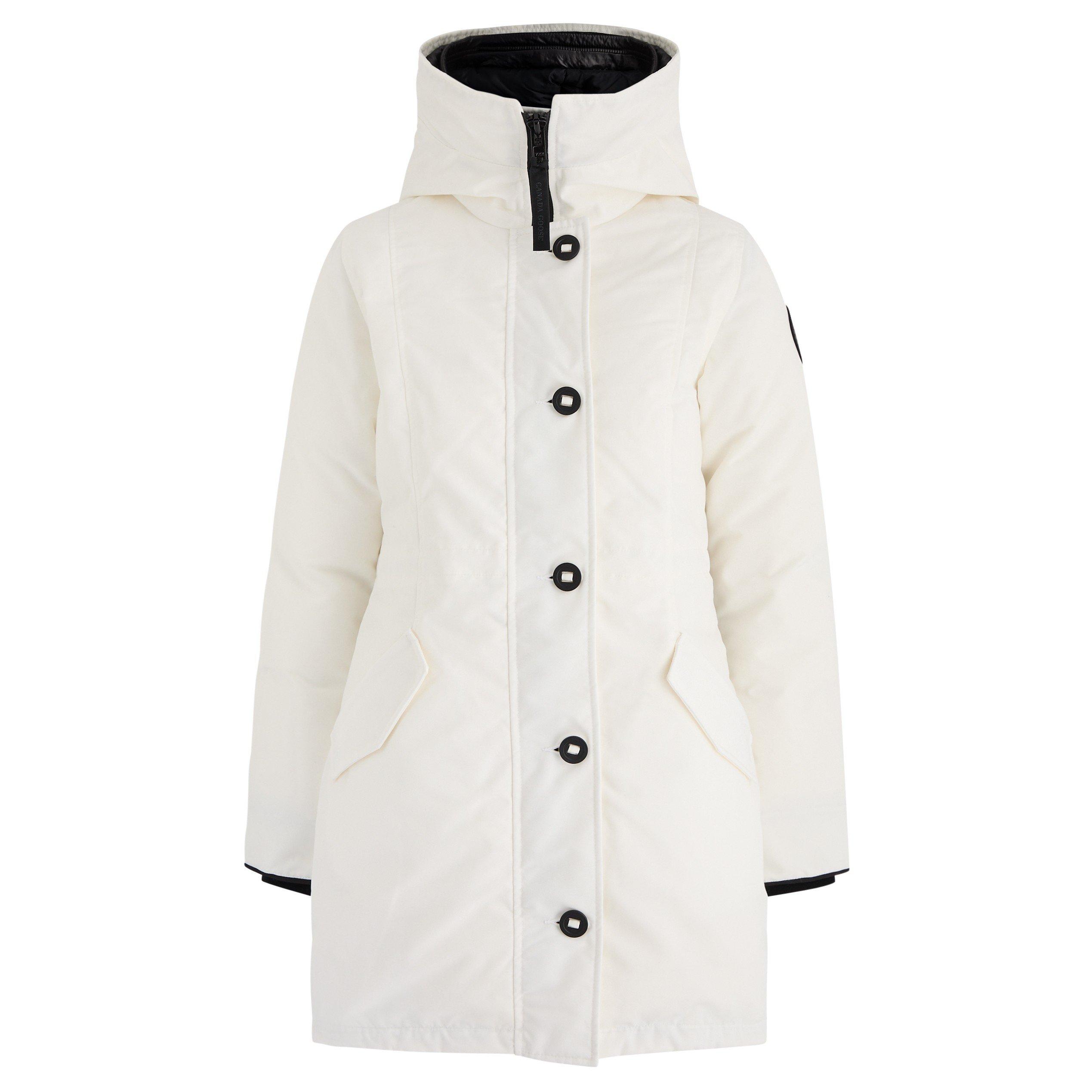 WHITE - Canada Goose - J Rossclair Parka- CR Black La