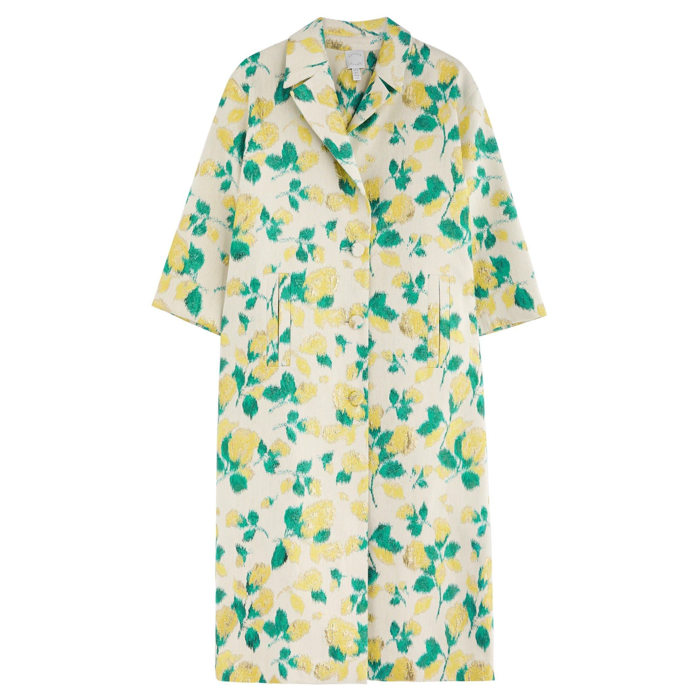 YELLOW AND OTHE - Huishan Zhang - C SS LILIANE FLORAL OPERA COAT