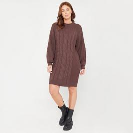 Be You BeYou Cable Knitted Dress Womens