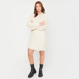 Be You Cable Knitted Dress Womens