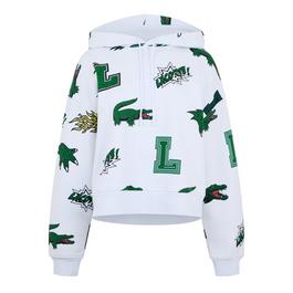Lacoste All-Over-Print Hoodie