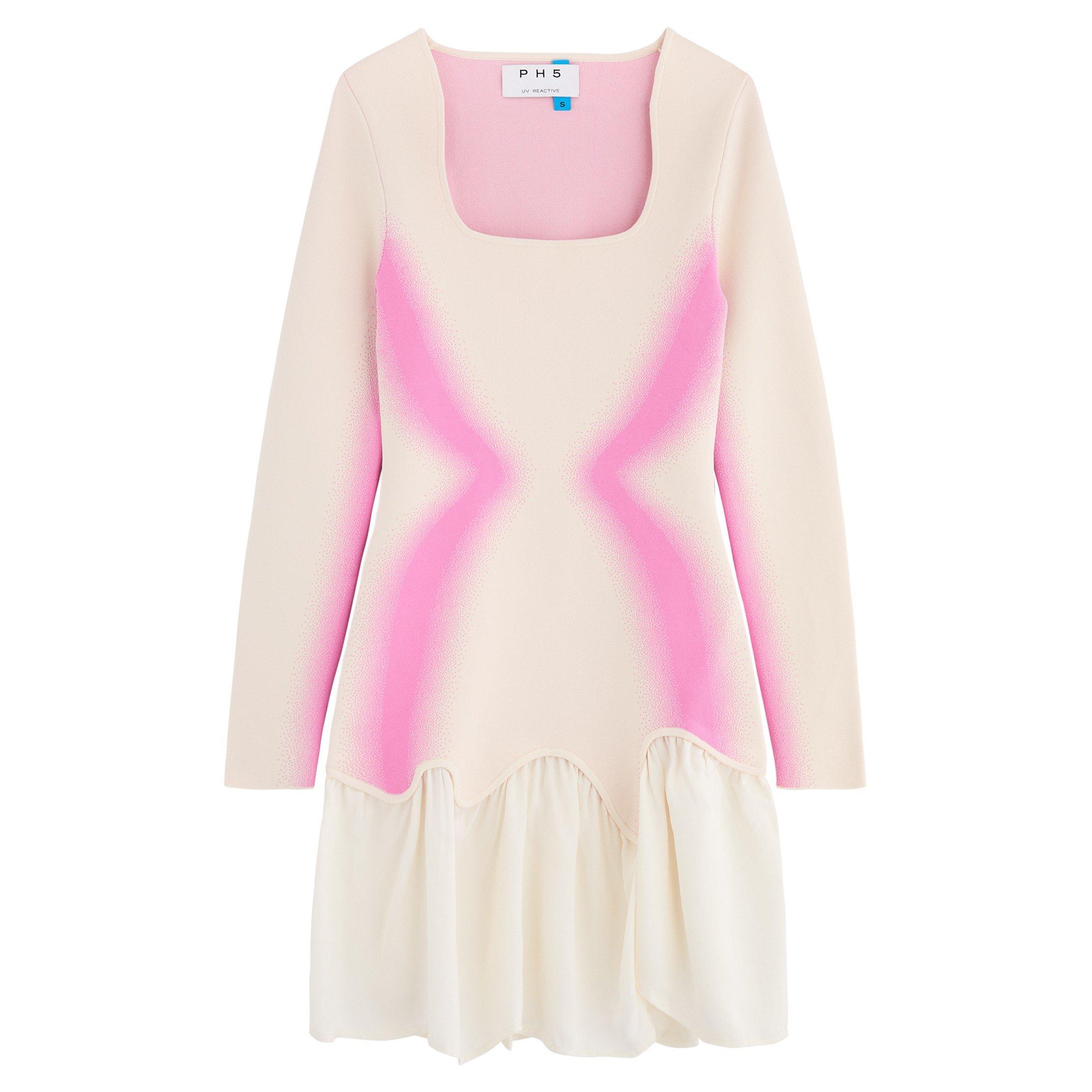 PINK AND OTHER - PH6 - BELLA MIXED MEDIA MINI DRESS