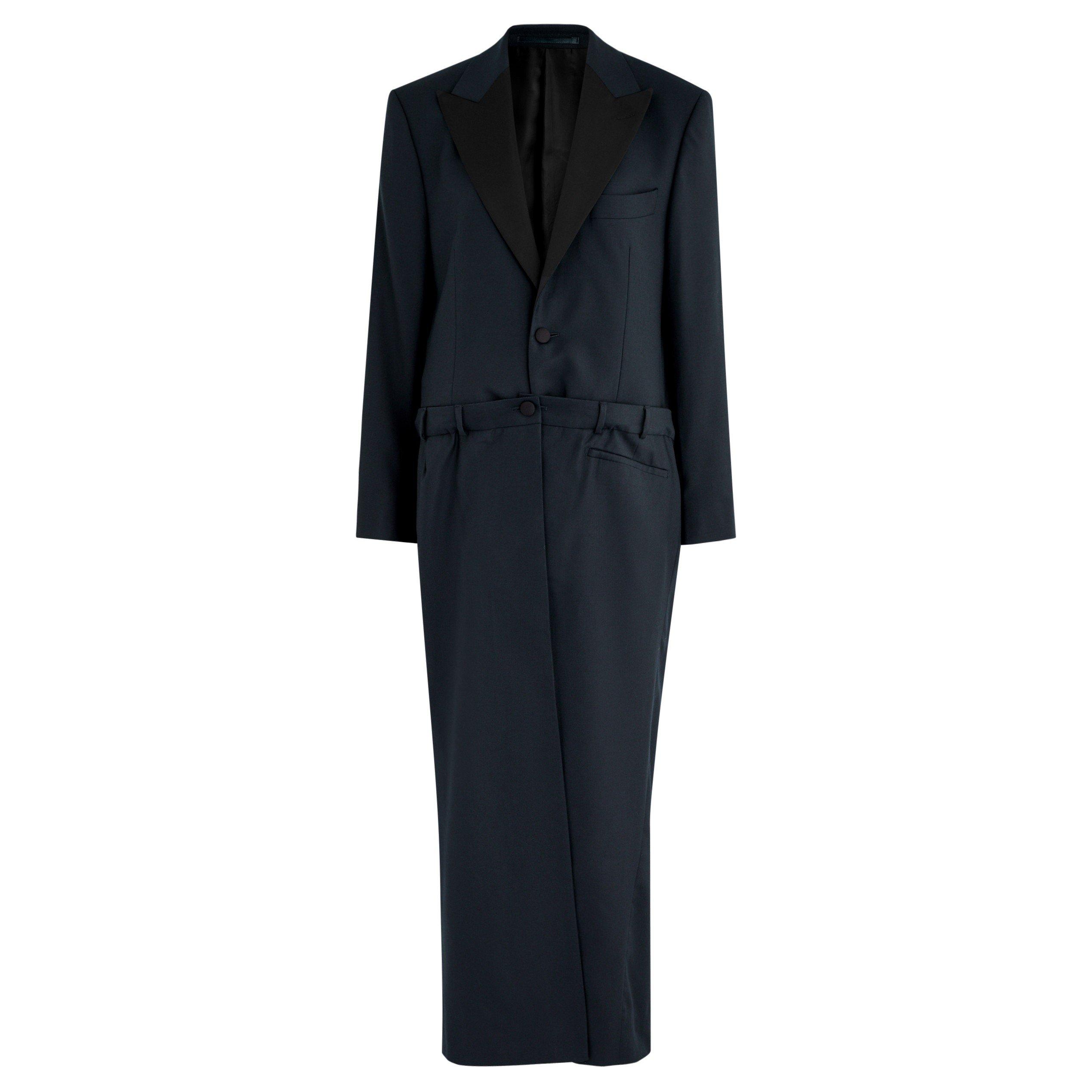 NAVY - Unknown - Women's Wool Overcoat